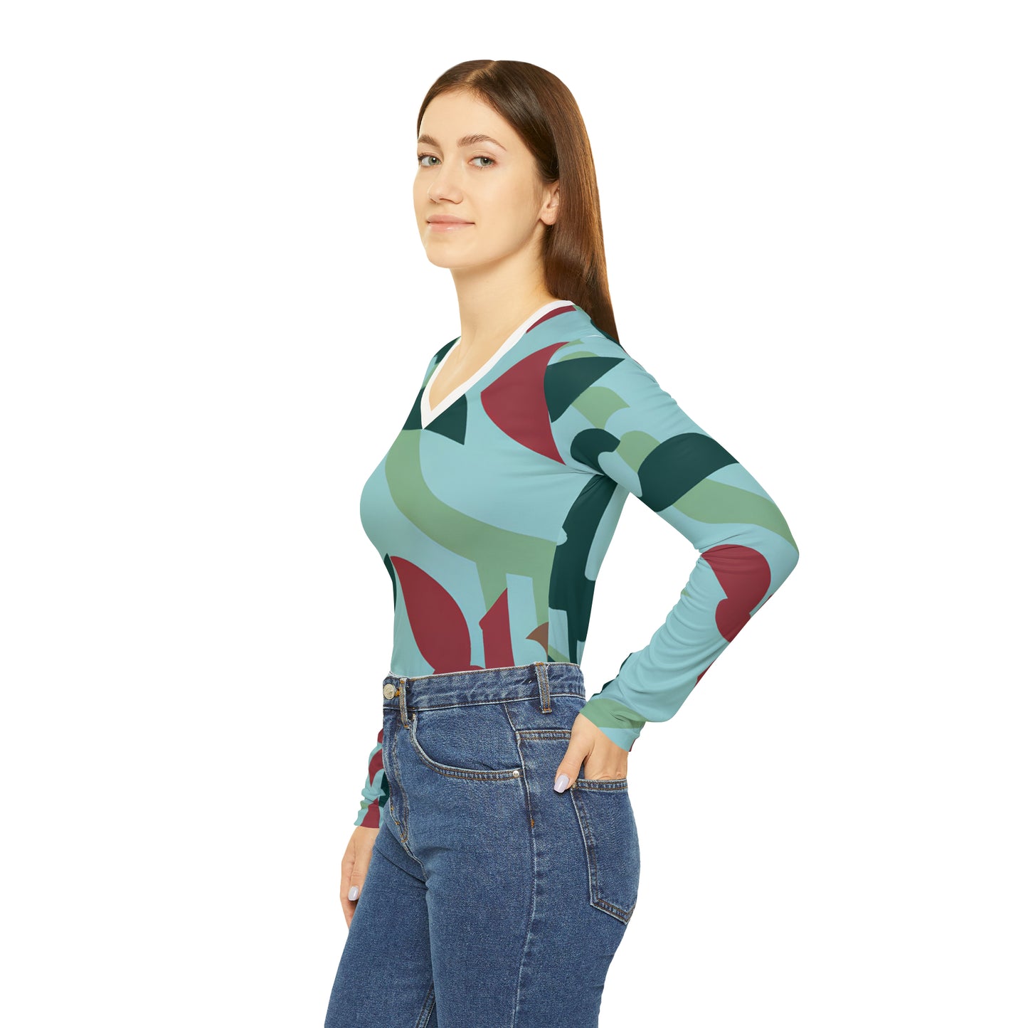 Chaparral Ione - Women's Long-Sleeve V-neck Shirt