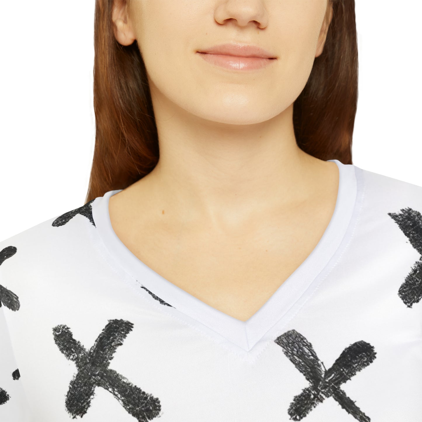 Cion Walterine - Women's Long-Sleeve V-neck Shirt