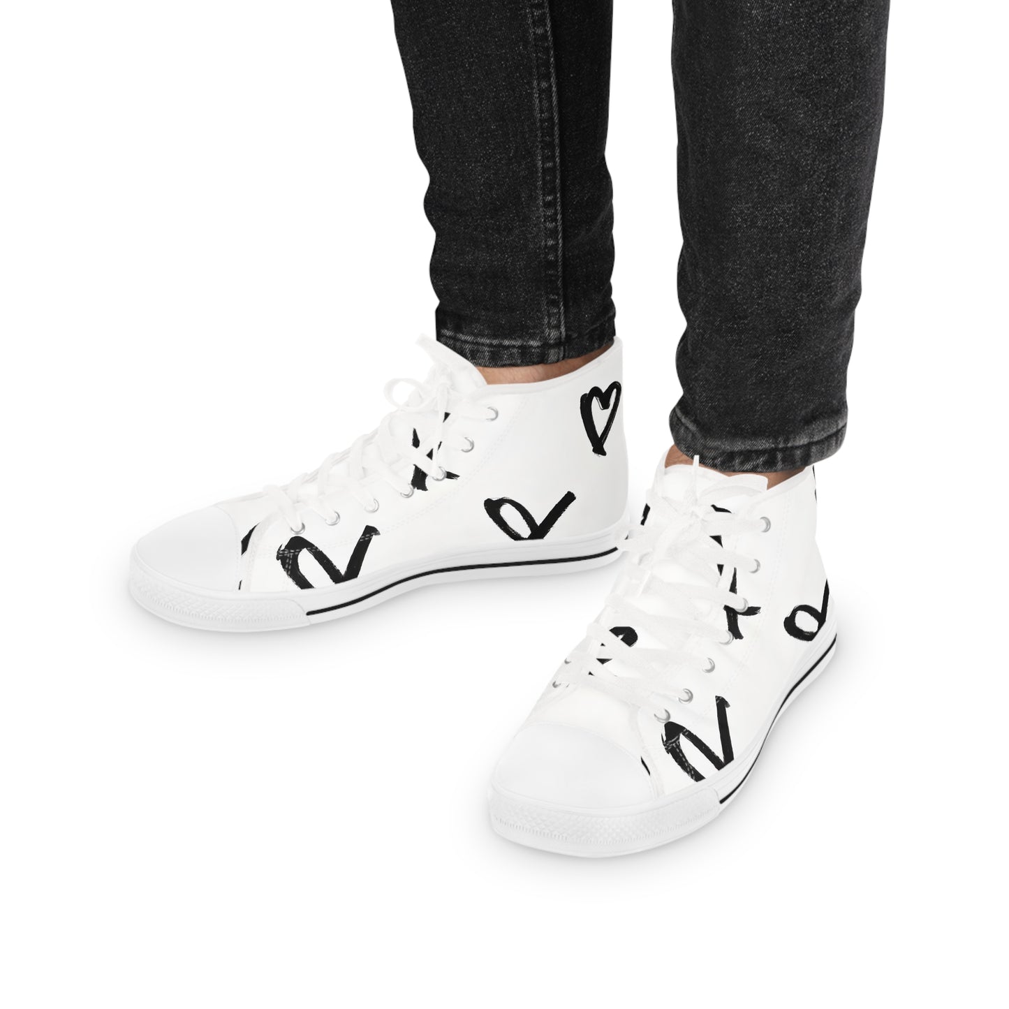 Cion Evelyn - Men's High-Top Sneakers