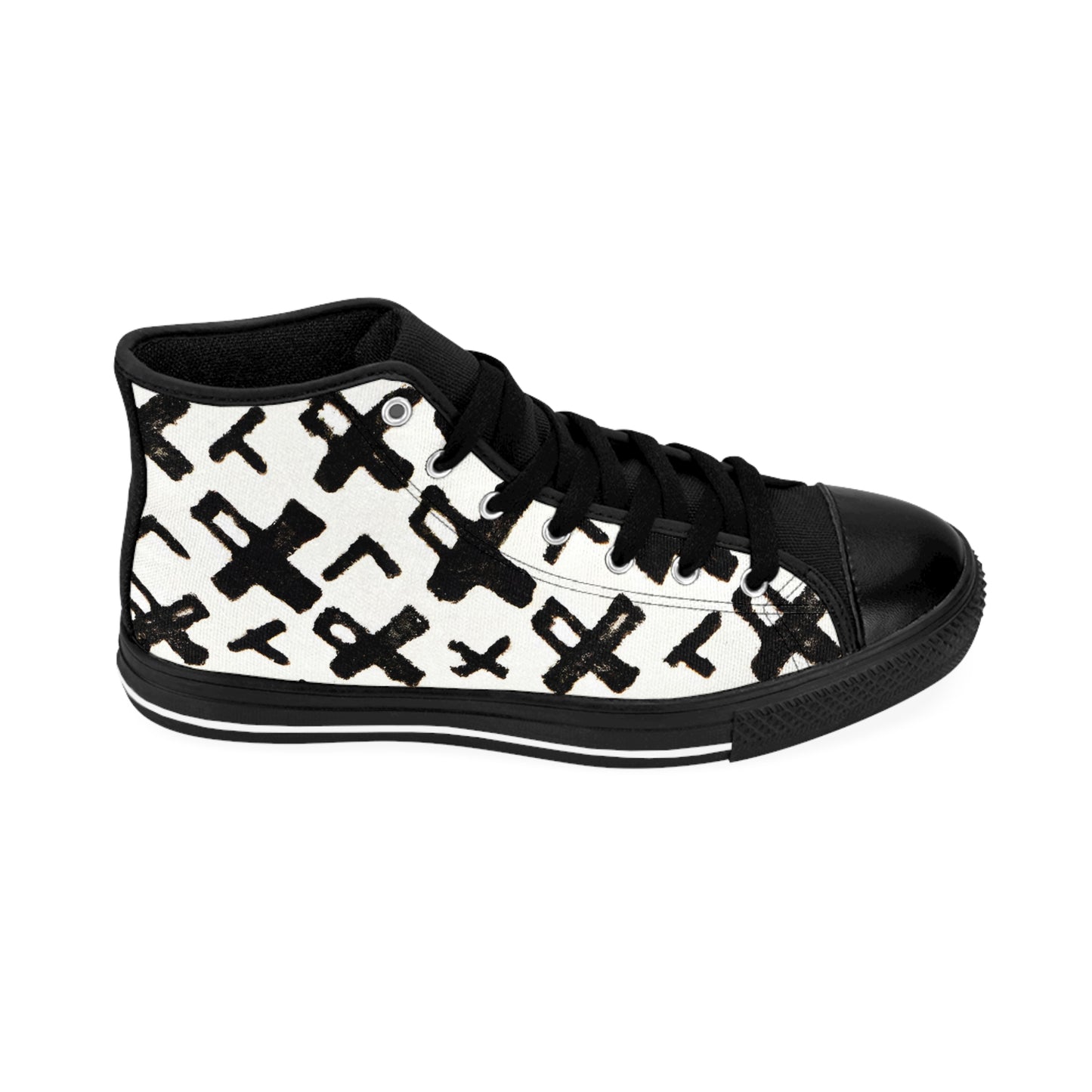 Cion Ethelbert - Women's Classic HIgh-Top Sneakers