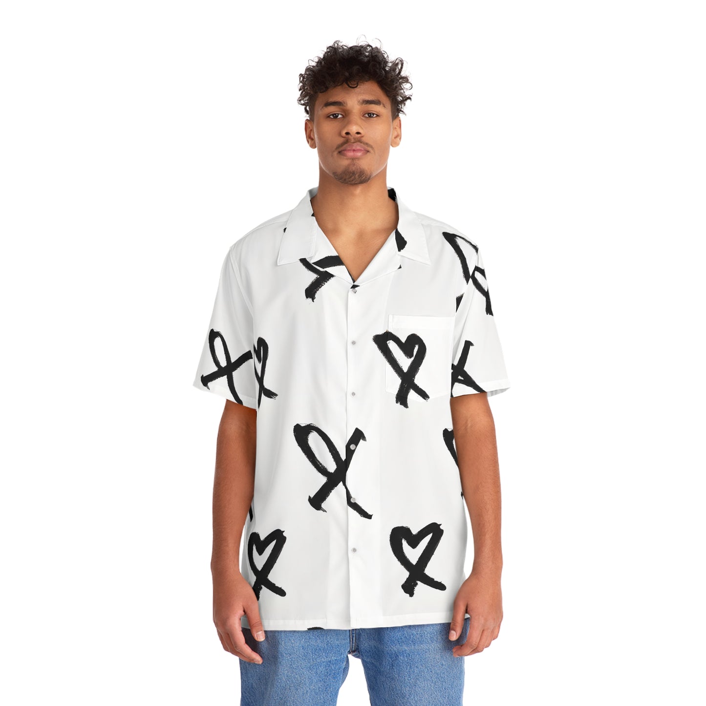Cion Evelyn - Men's Button-Down Short-Sleeve