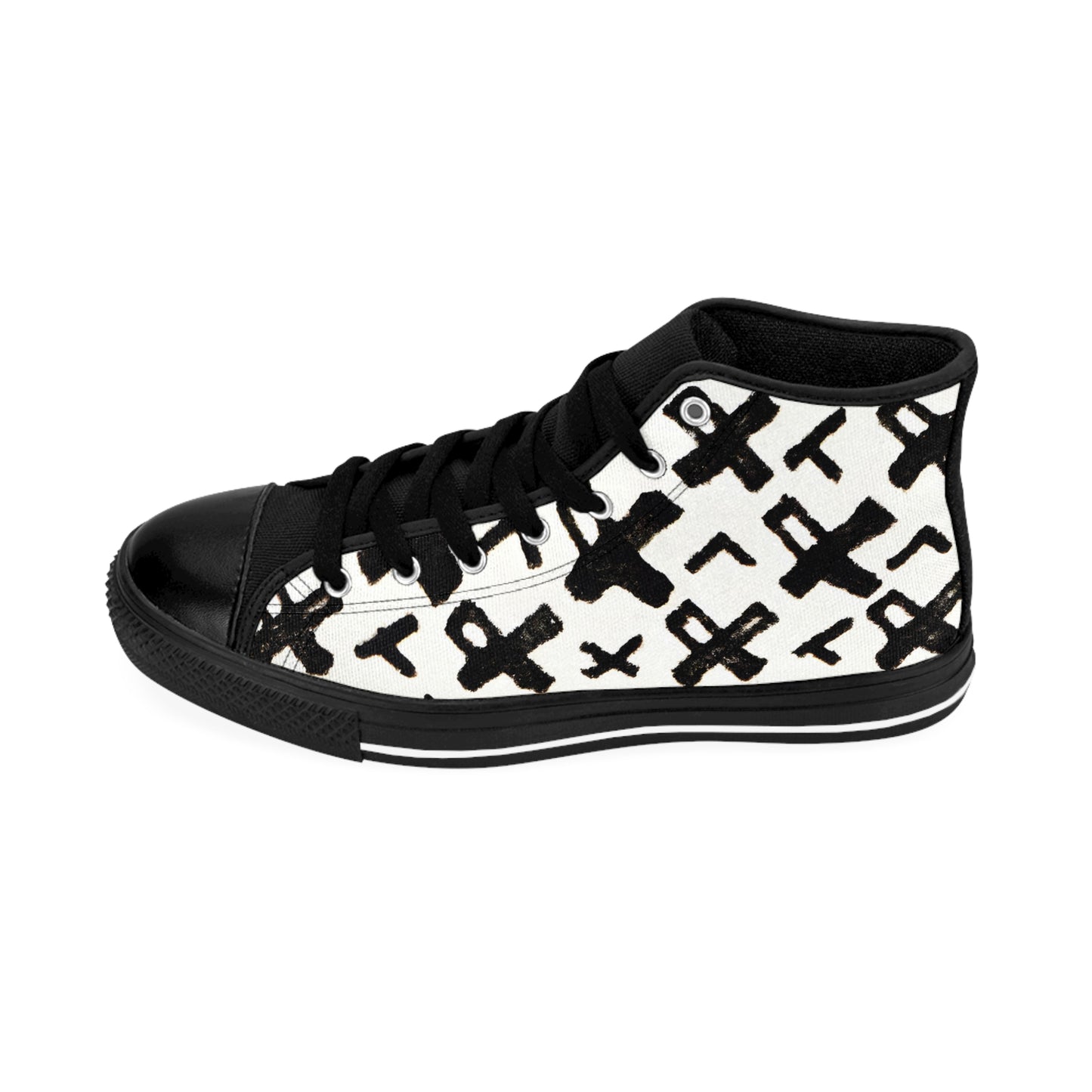 Cion Ethelbert - Women's Classic HIgh-Top Sneakers