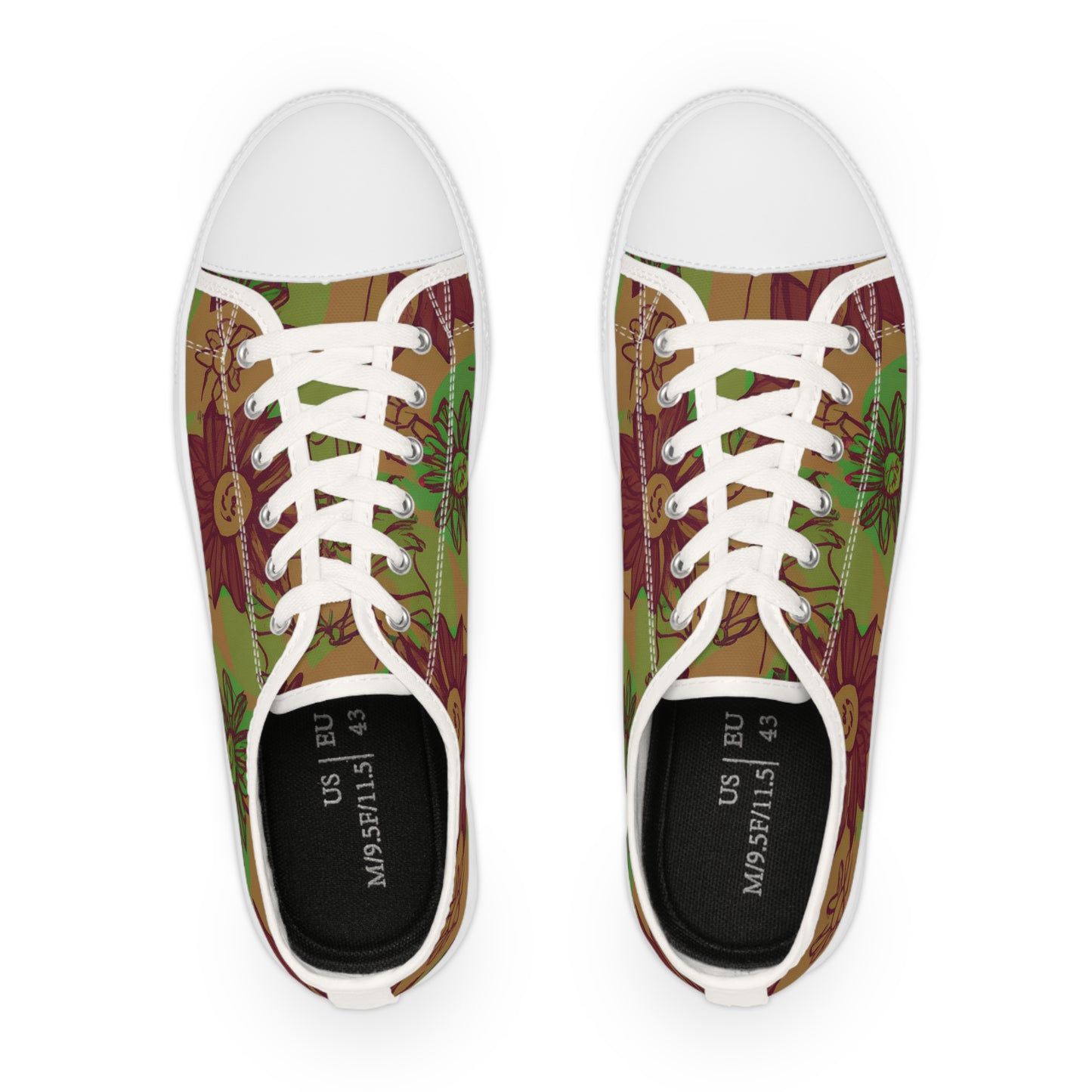 Planda Larry - Men's Low-Top Sneakers