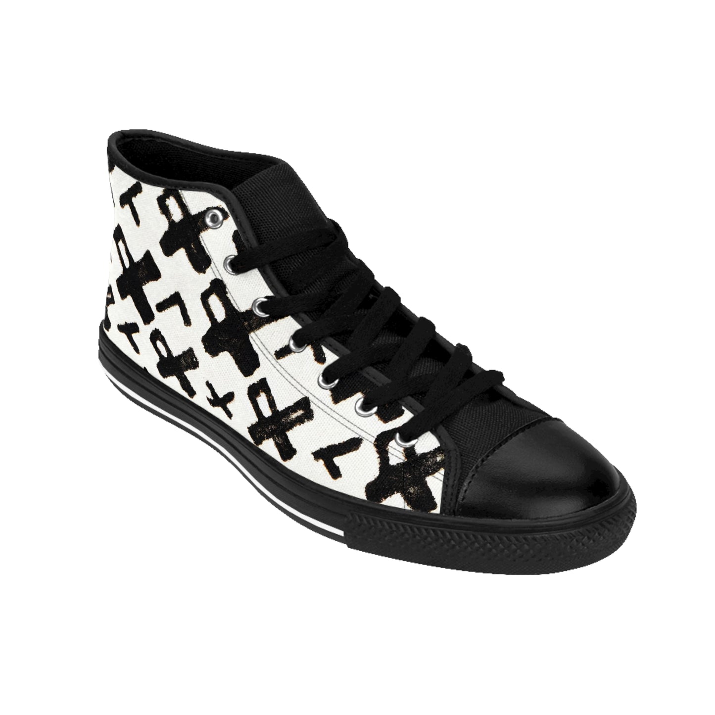 Cion Ethelbert - Women's Classic HIgh-Top Sneakers