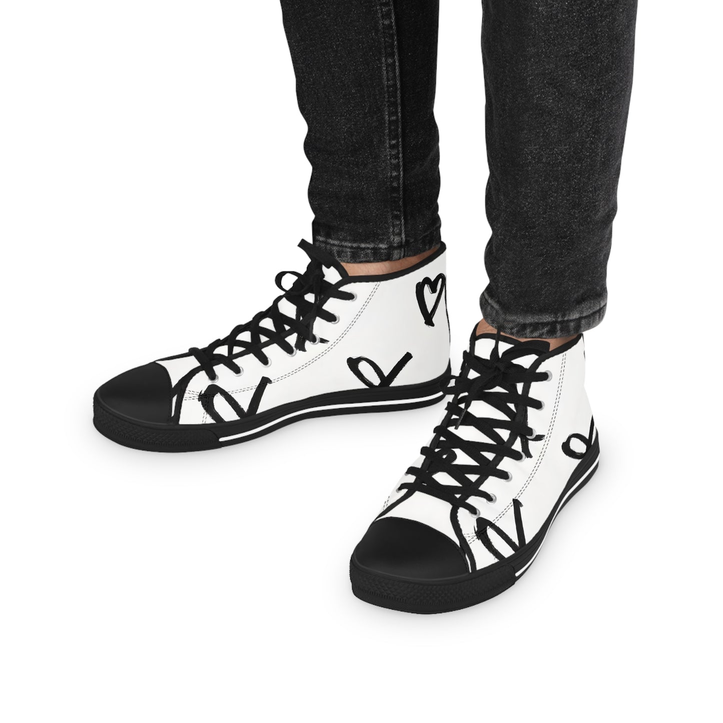 Cion Evelyn - Men's High-Top Sneakers
