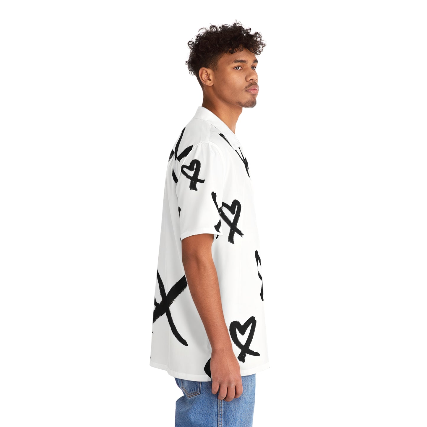 Cion Evelyn - Men's Button-Down Short-Sleeve