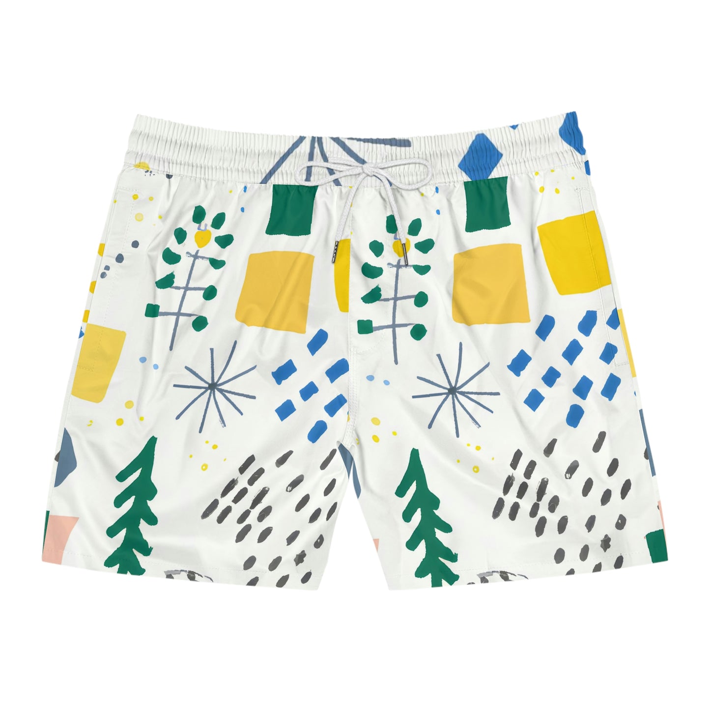 Gestura Ira - Men's Mid-Length Swim Shorts
