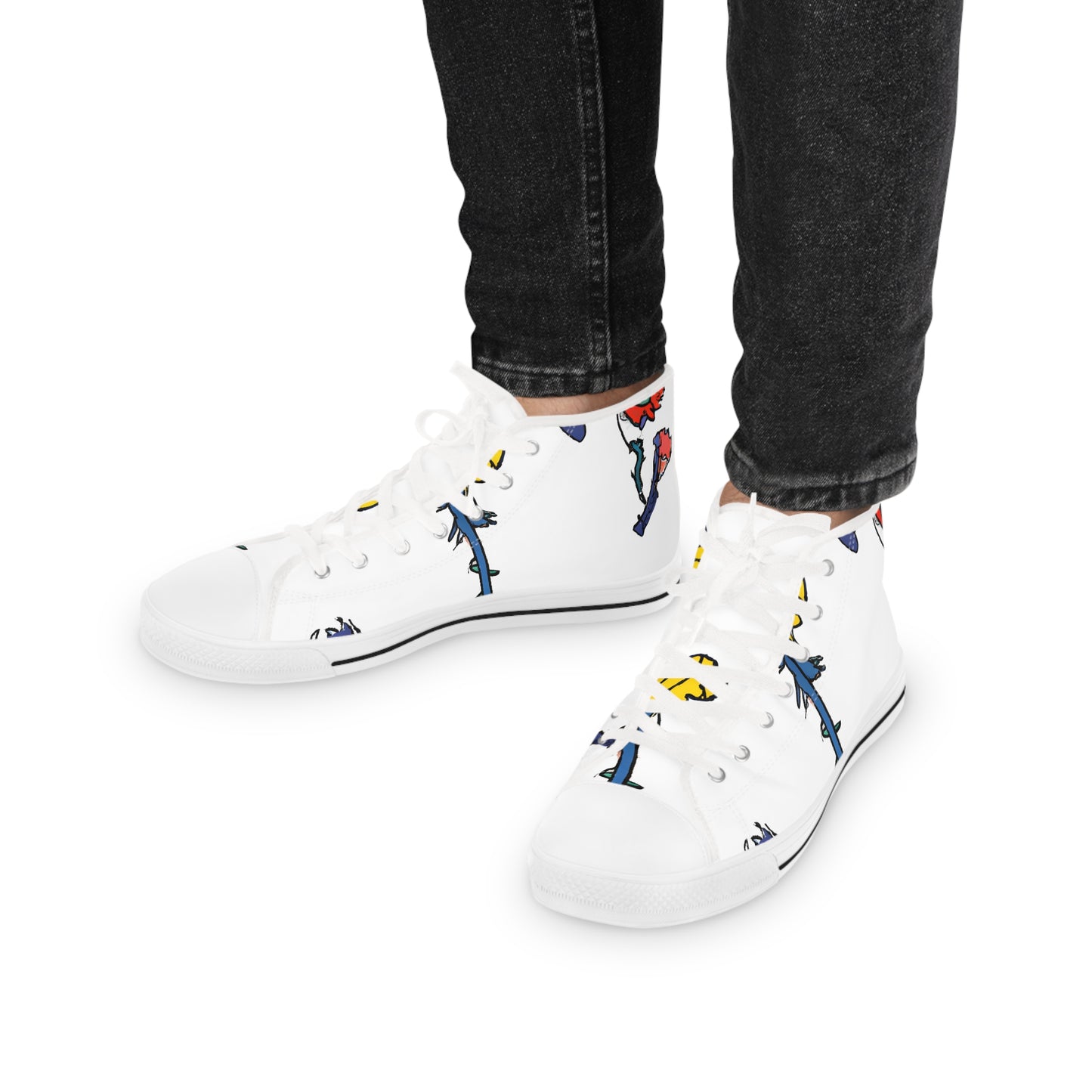 Planda Ruby - Men's High-Top Sneakers