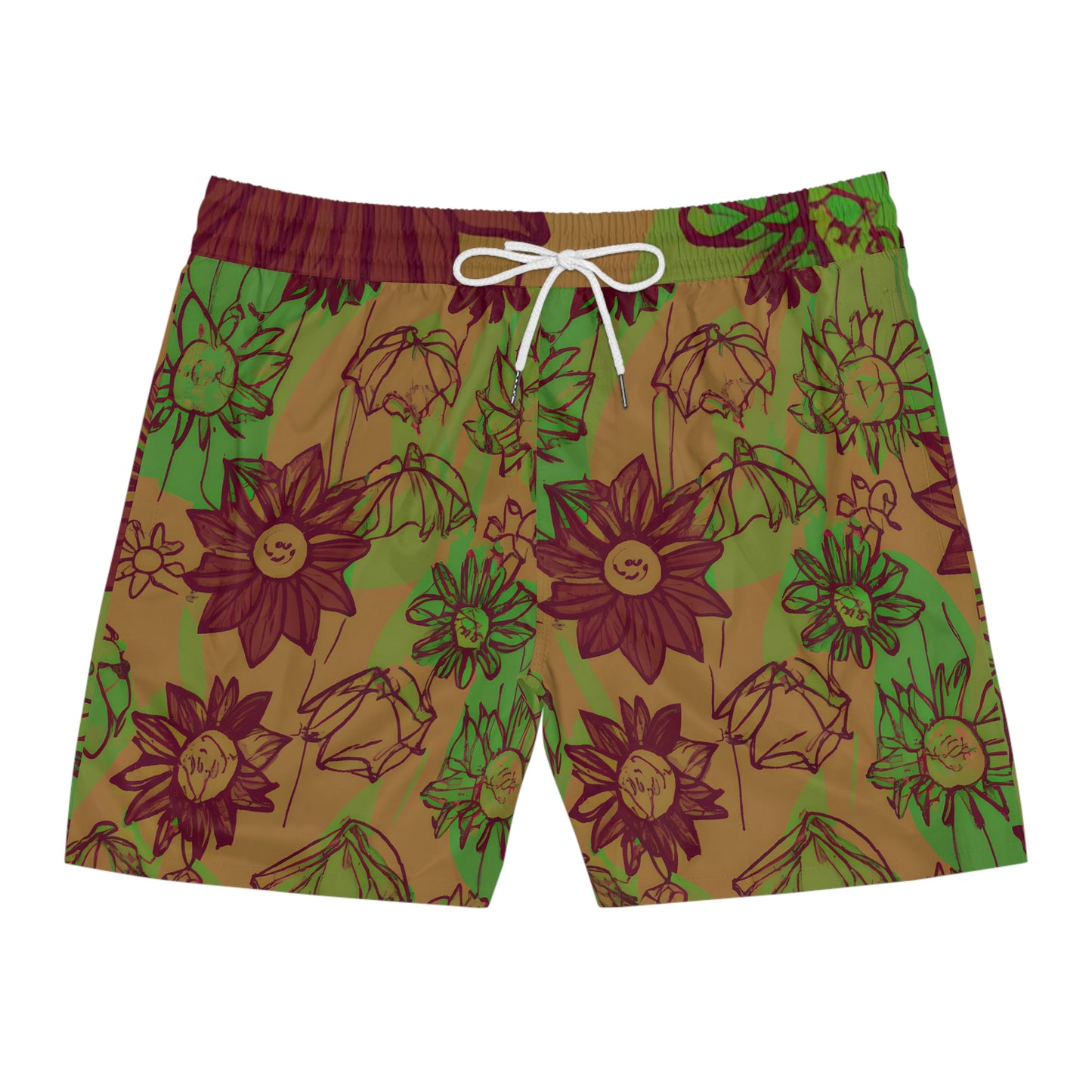 Planda Larry - Men's Mid-Length Swim Shorts