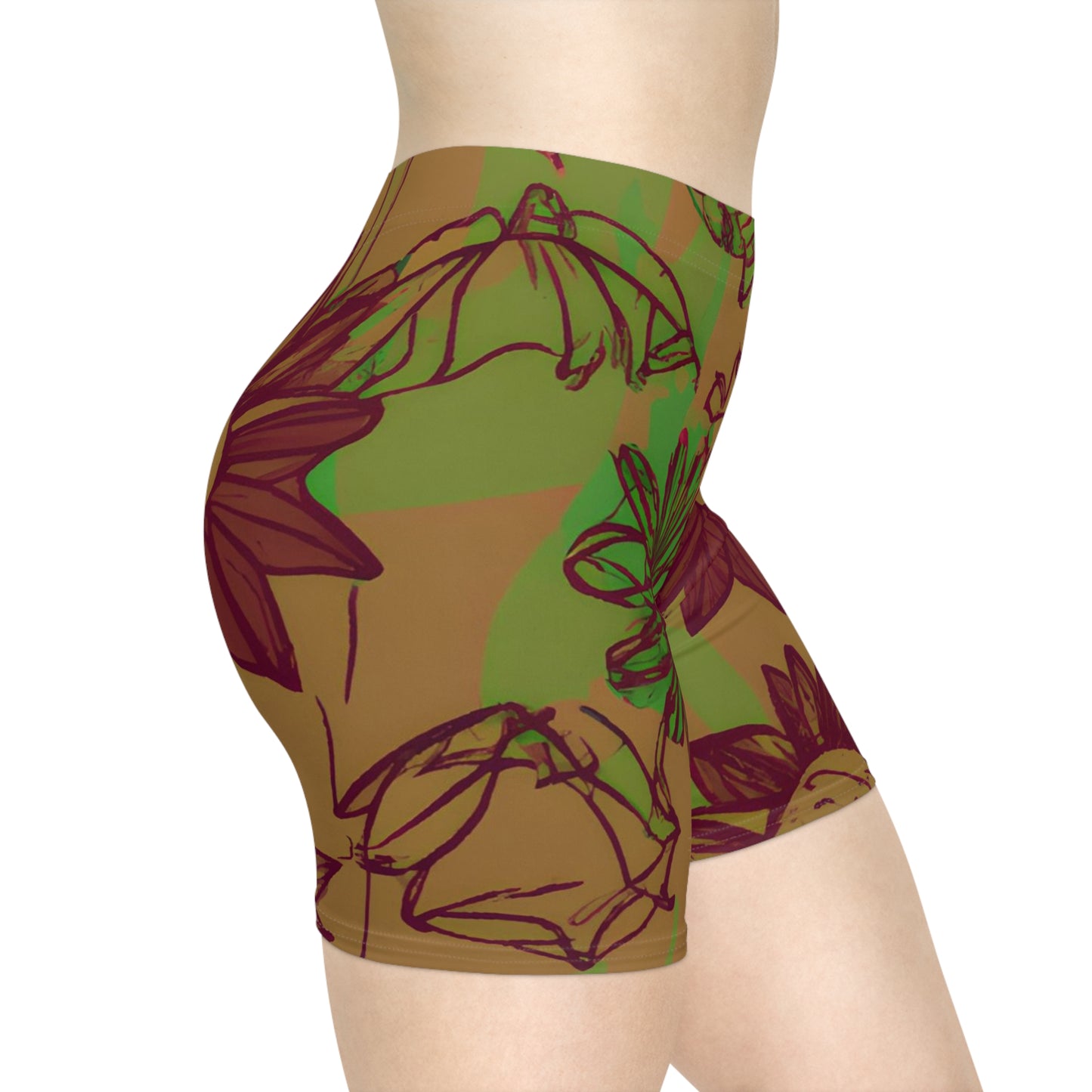 Planda Larry - Women's Biker Shorts