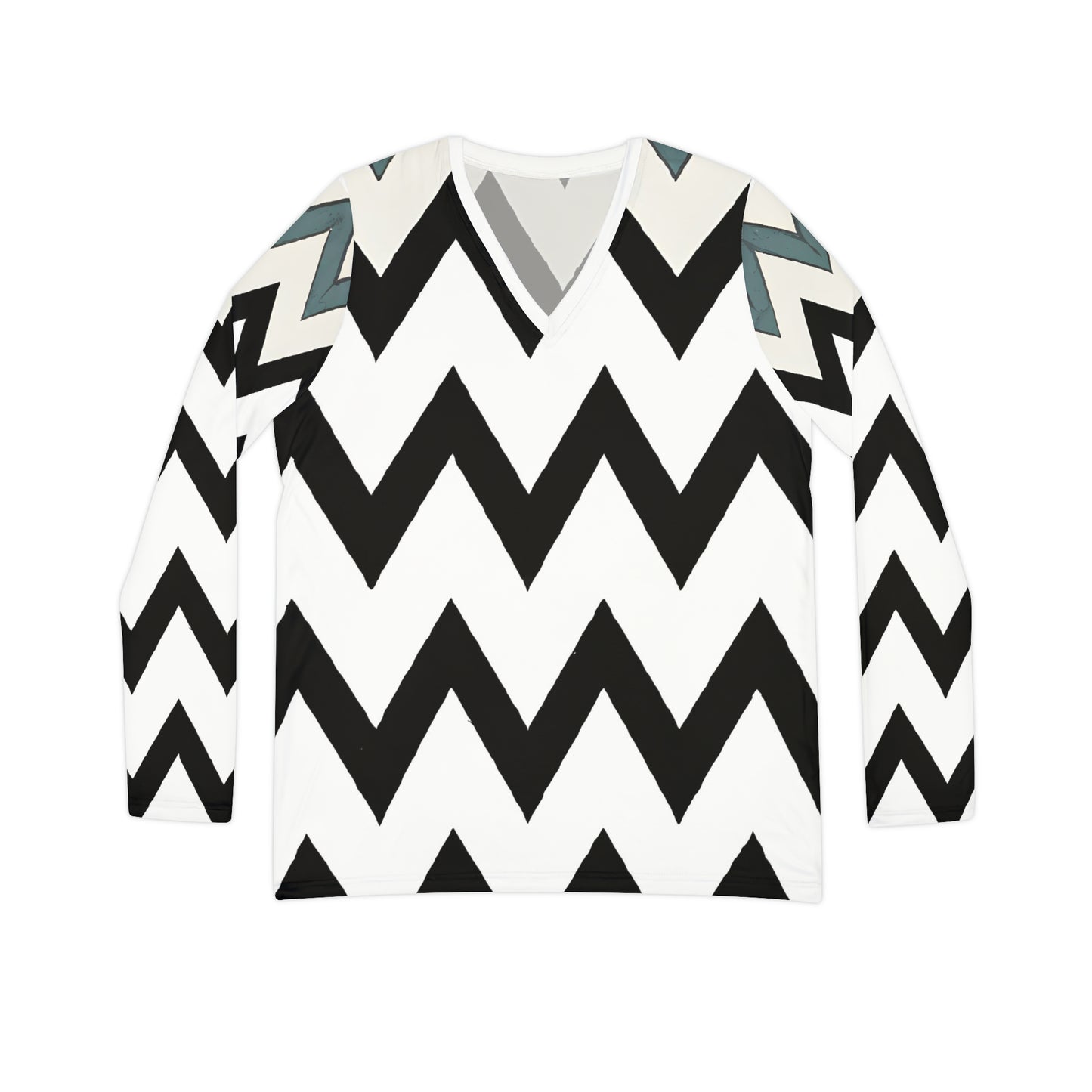 Standa Claudine - Women's Long-Sleeve V-neck Shirt