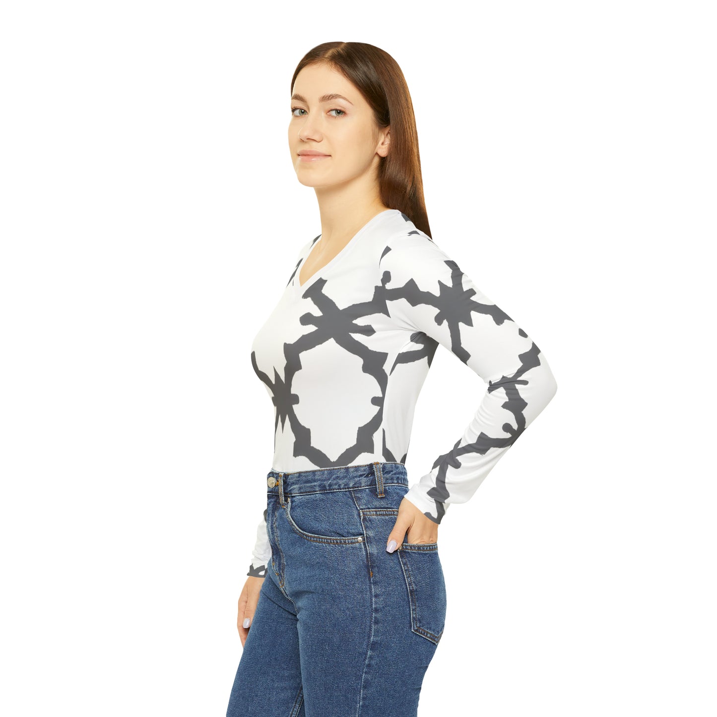 Iristo Winona - Women's Long-Sleeve V-neck Shirt