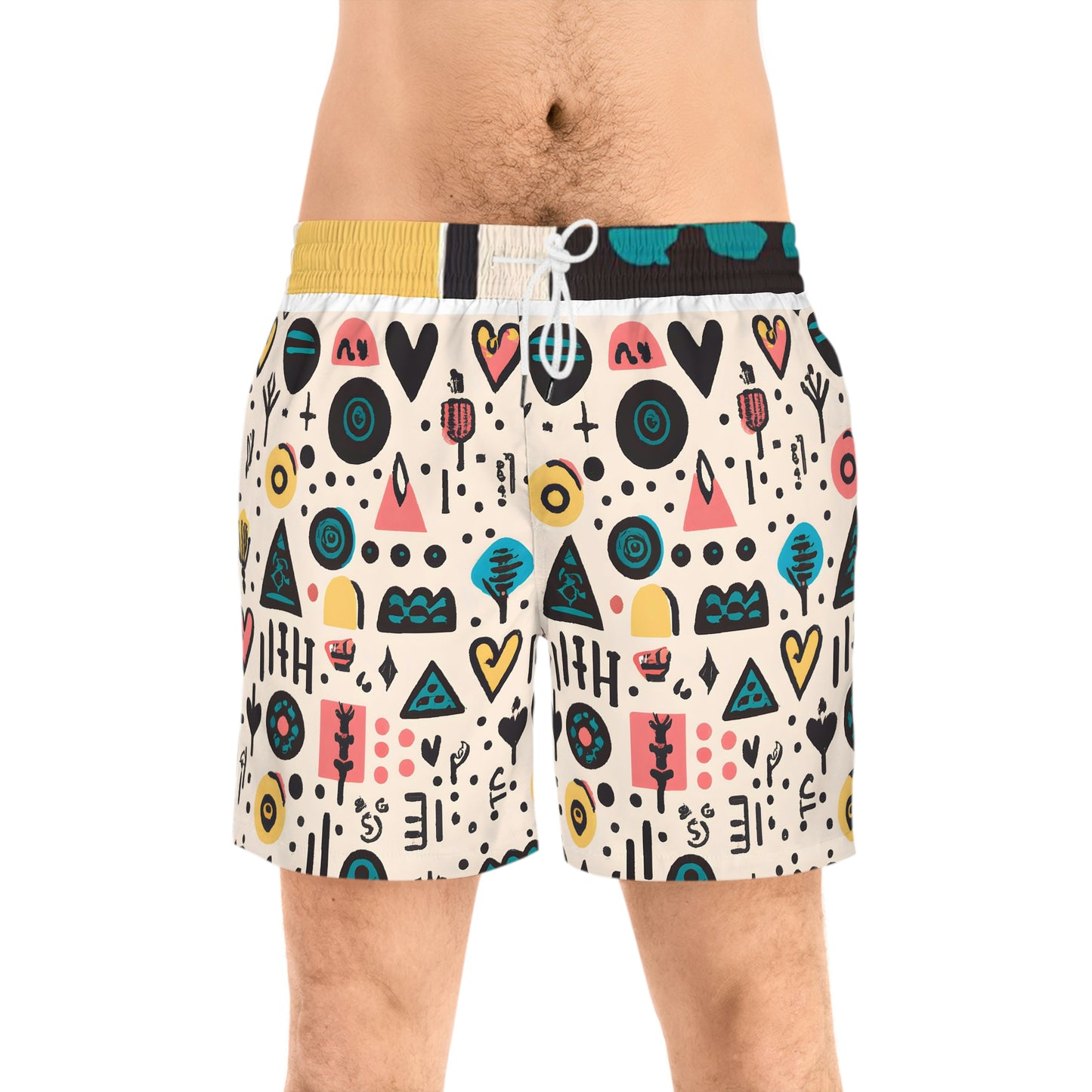 Gestura Gertrude - Men's Mid-Length Swim Shorts