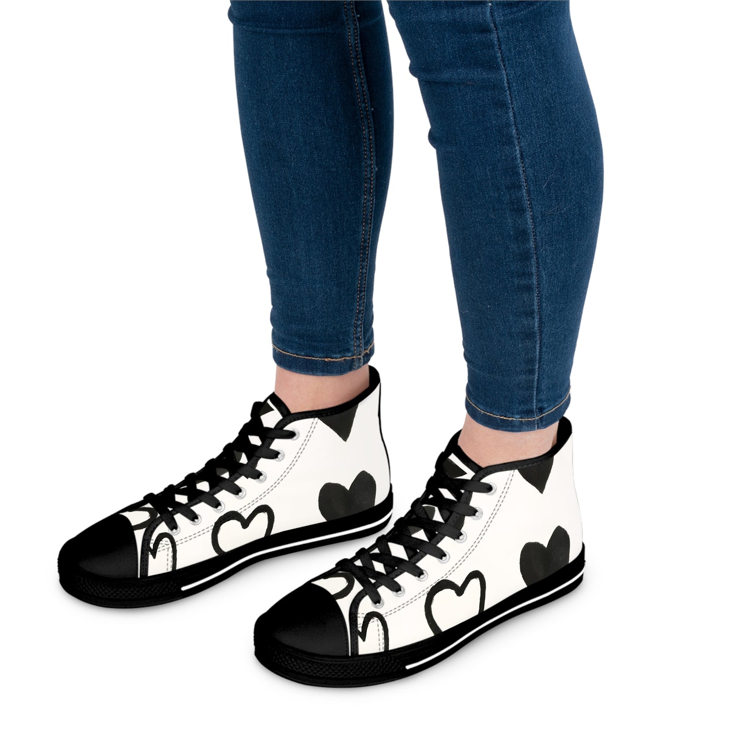Cion Irene - Women's High-Top Sneakers