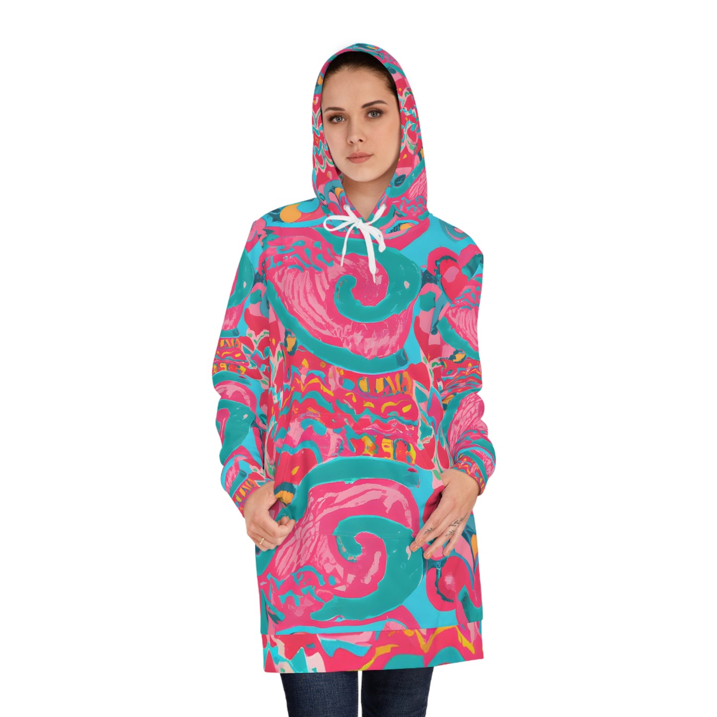 Gestura Fredericka - Women's Hoodie Dress