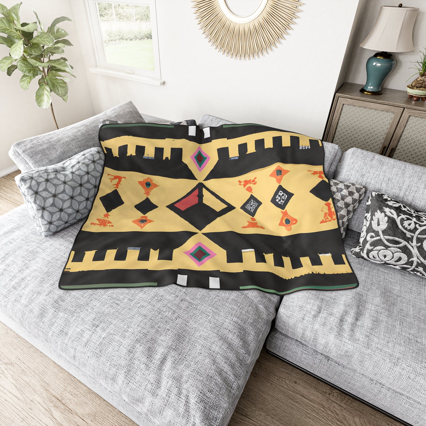 Nativa Hattie - Ultra-Soft Fleece Blanket