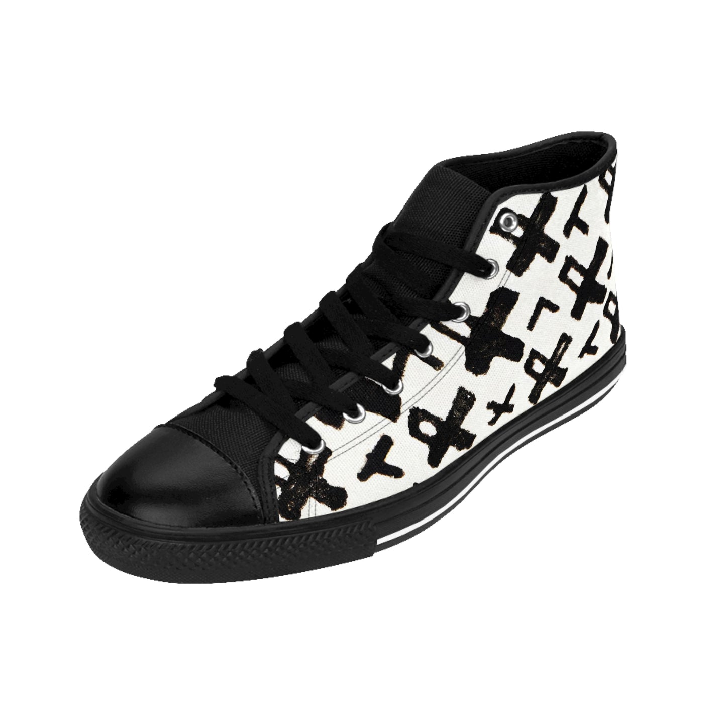 Cion Ethelbert - Women's Classic HIgh-Top Sneakers