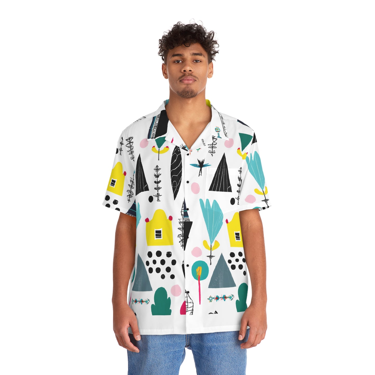 Gestura Loretta - Men's Button-Down Short-Sleeve