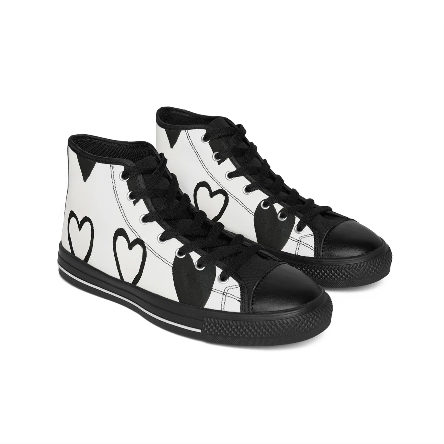 Cion Irene - Women's Classic HIgh-Top Sneakers