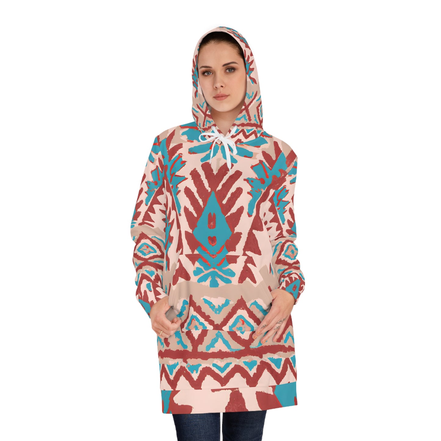 Nativa Donald - Women's Hoodie Dress