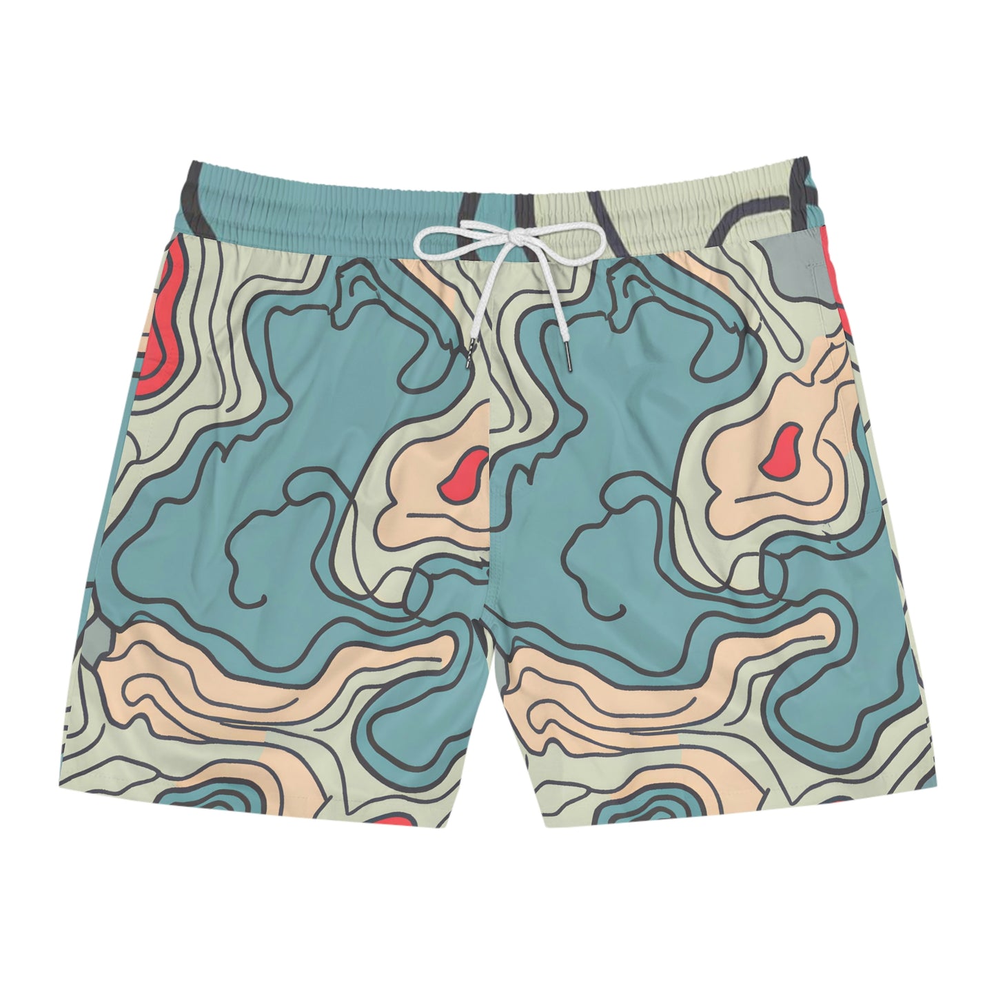 Mitri Ruthanne - Men's Mid-Length Swim Shorts