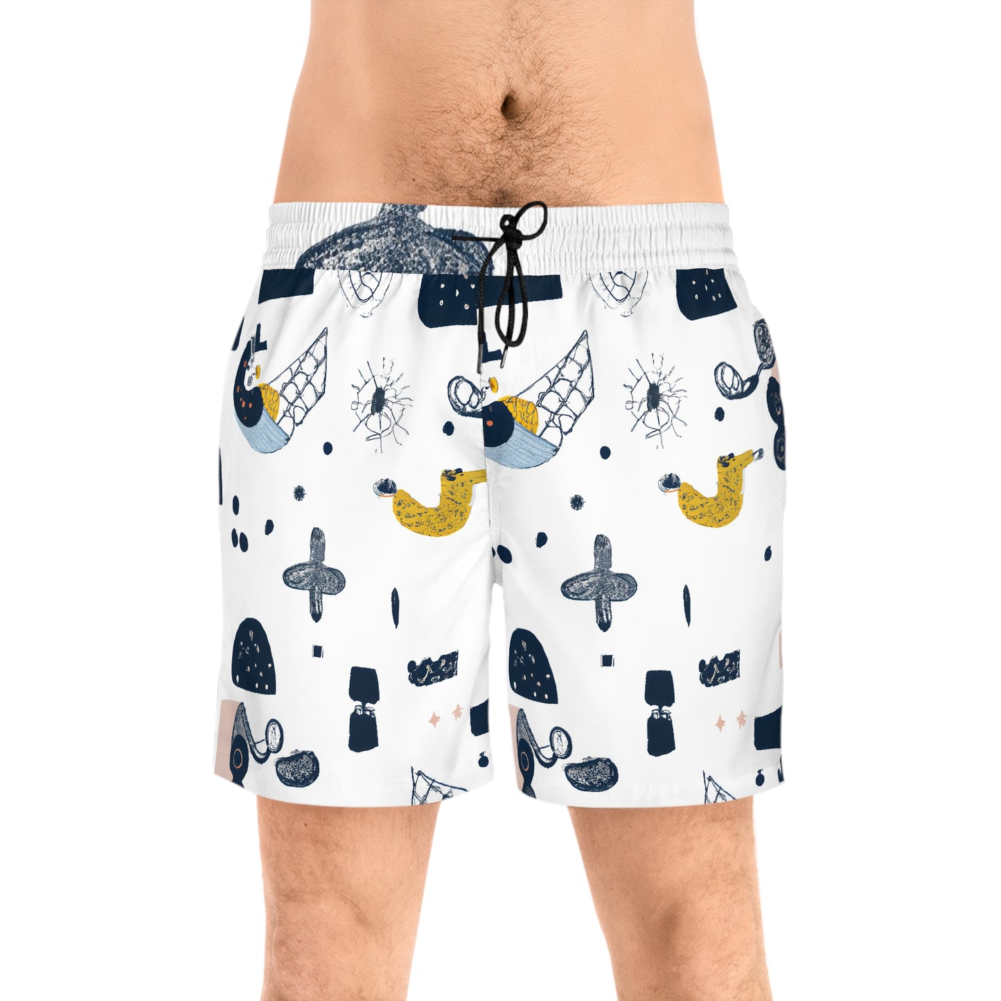 Gestura Winston - Men's Mid-Length Swim Shorts