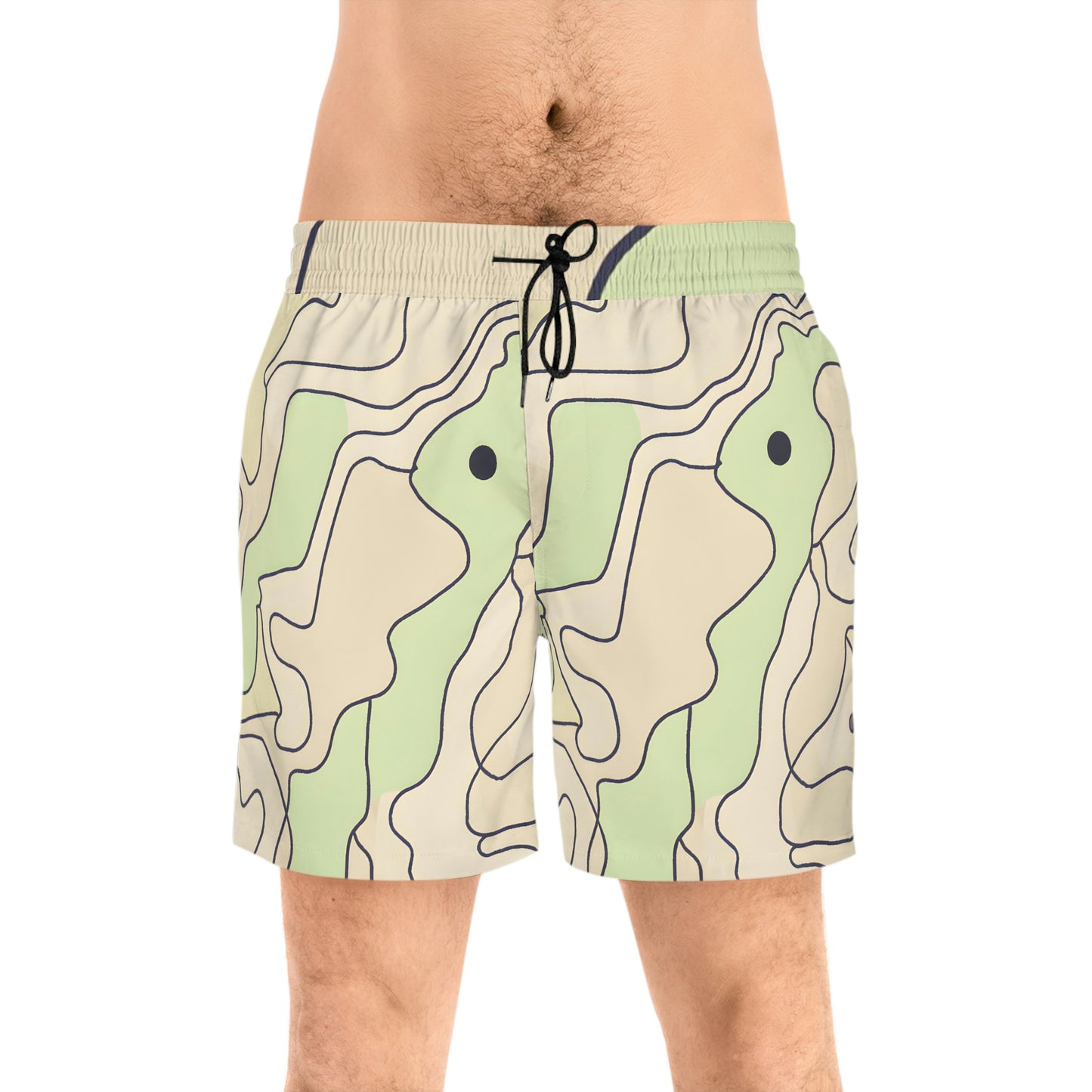 Mitri Ivy - Men's Mid-Length Swim Shorts