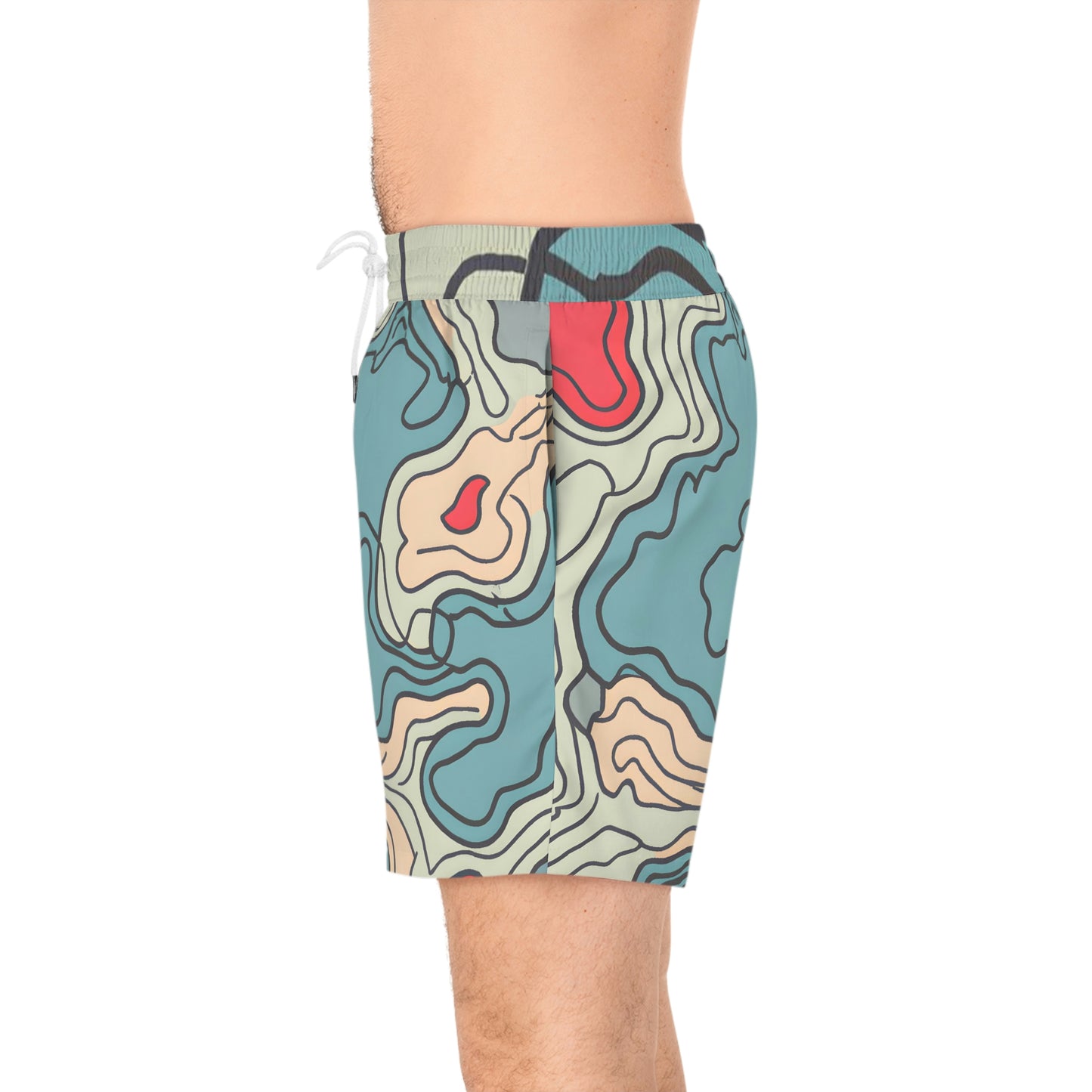 Mitri Ruthanne - Men's Mid-Length Swim Shorts