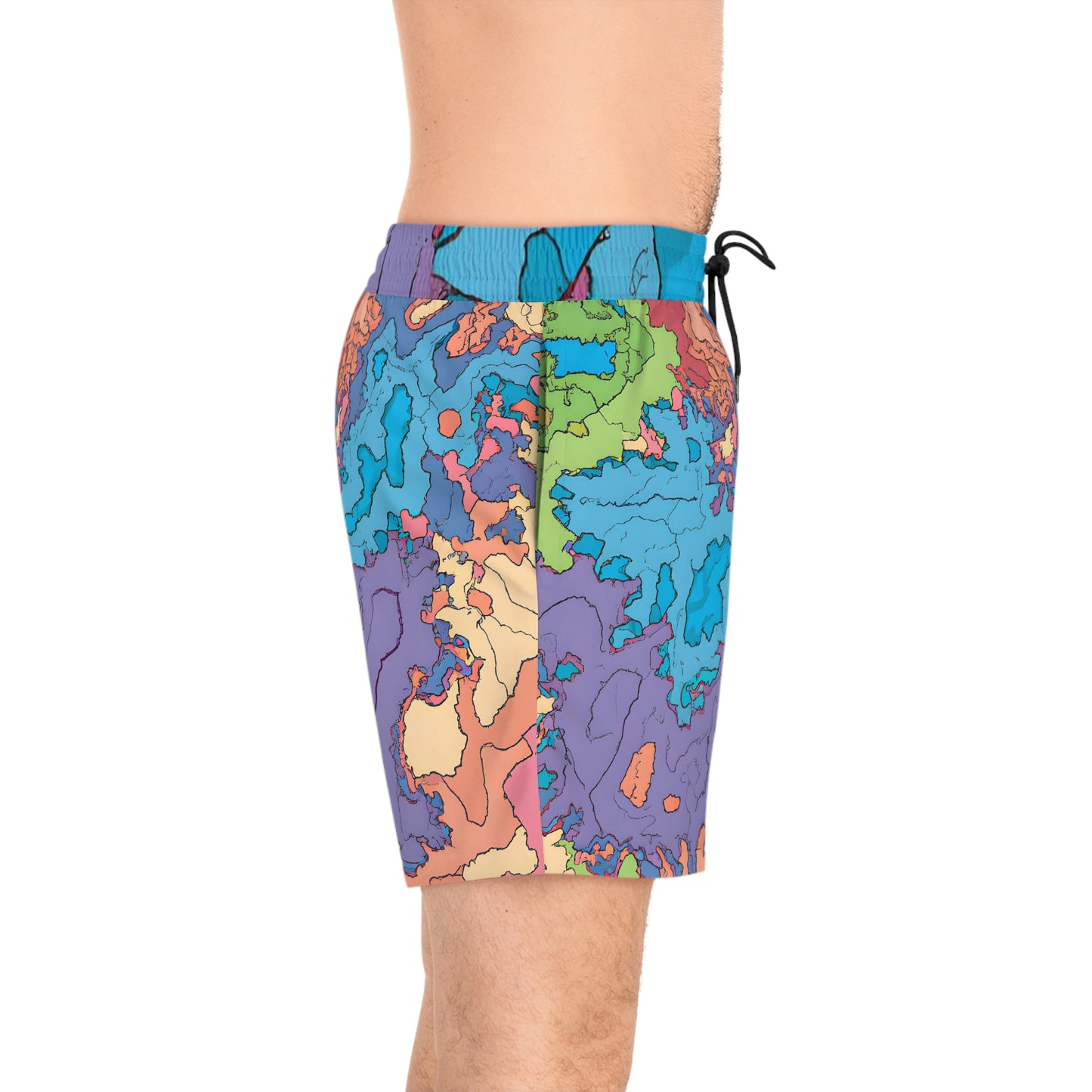 Mitri Winston - Men's Mid-Length Swim Shorts