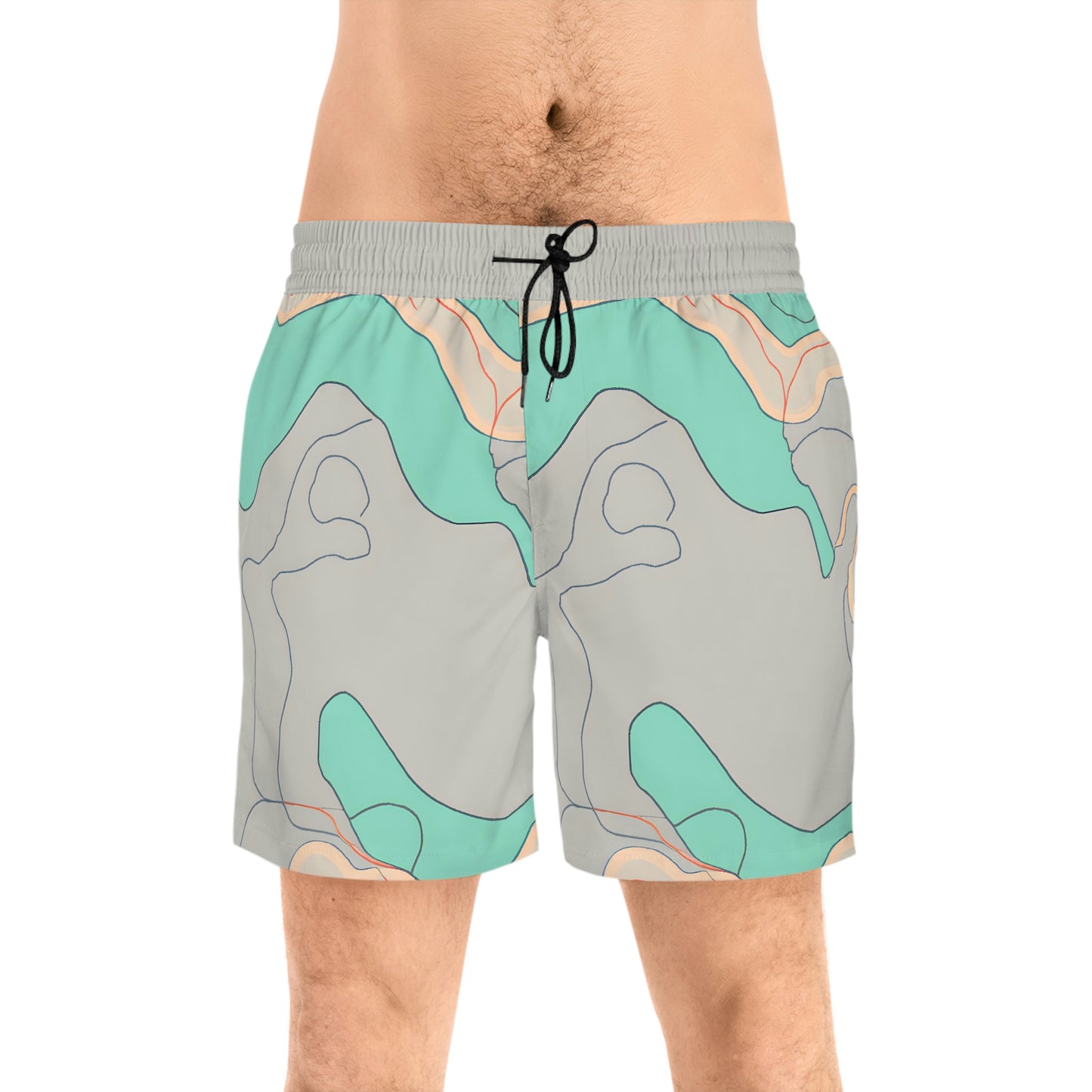 Mitri Joycelyn - Men's Mid-Length Swim Shorts