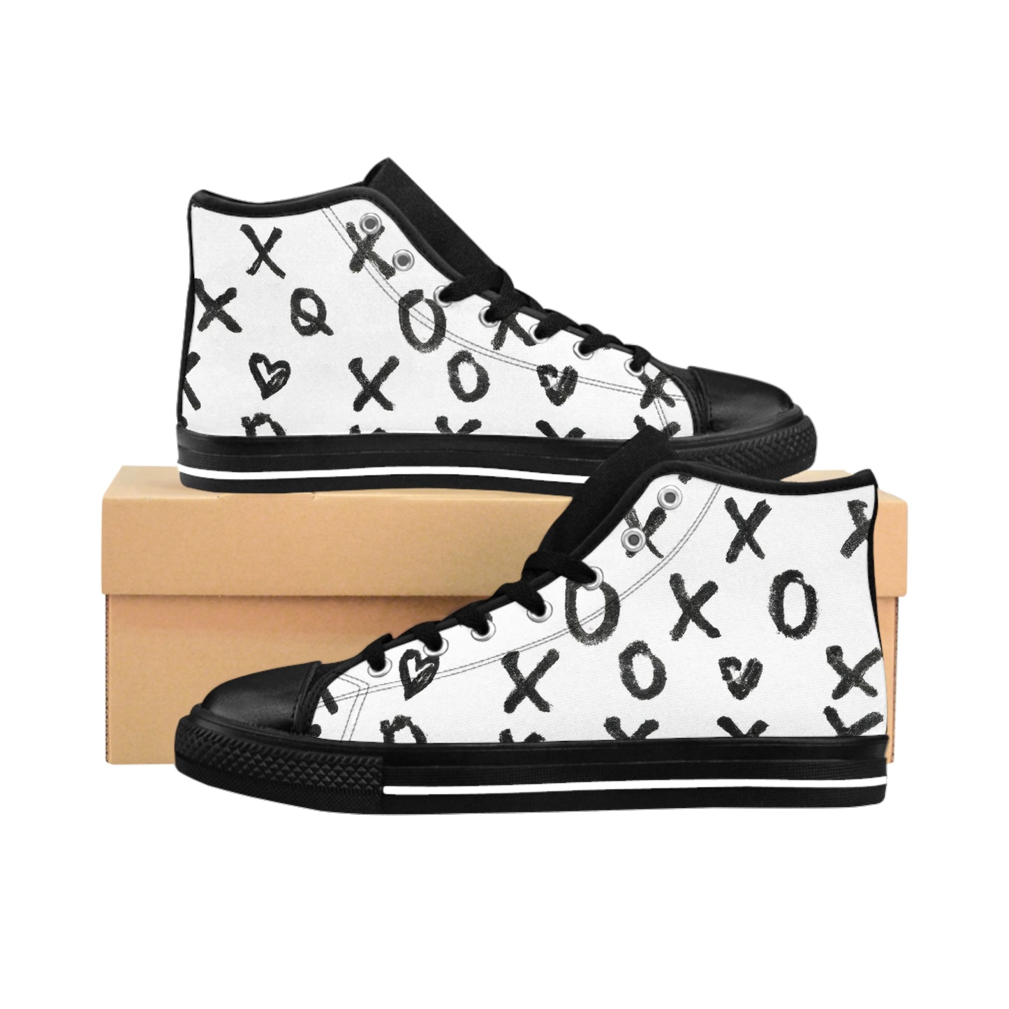 Cion Walterine - Women's Classic HIgh-Top Sneakers