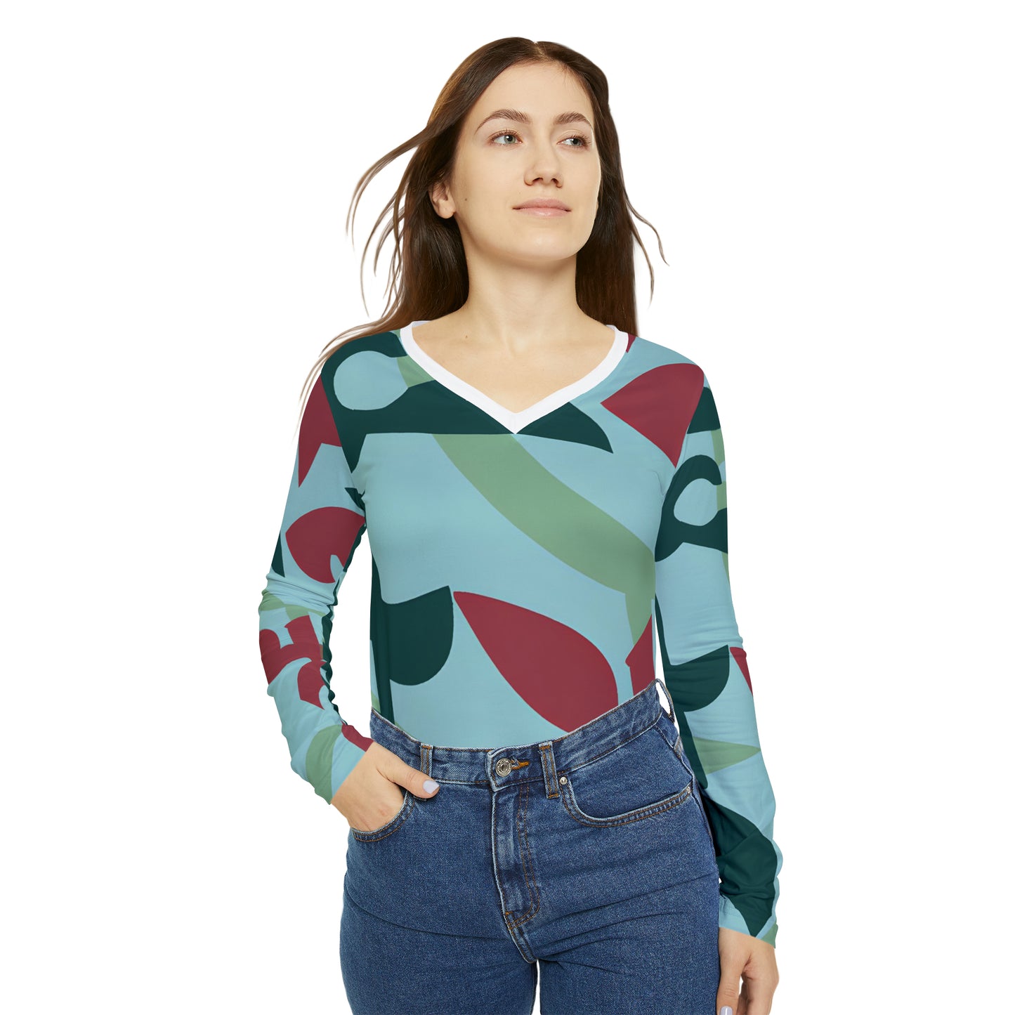 Chaparral Ione - Women's Long-Sleeve V-neck Shirt