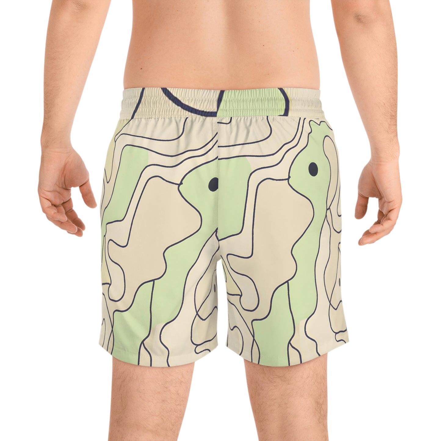 Mitri Ivy - Men's Mid-Length Swim Shorts