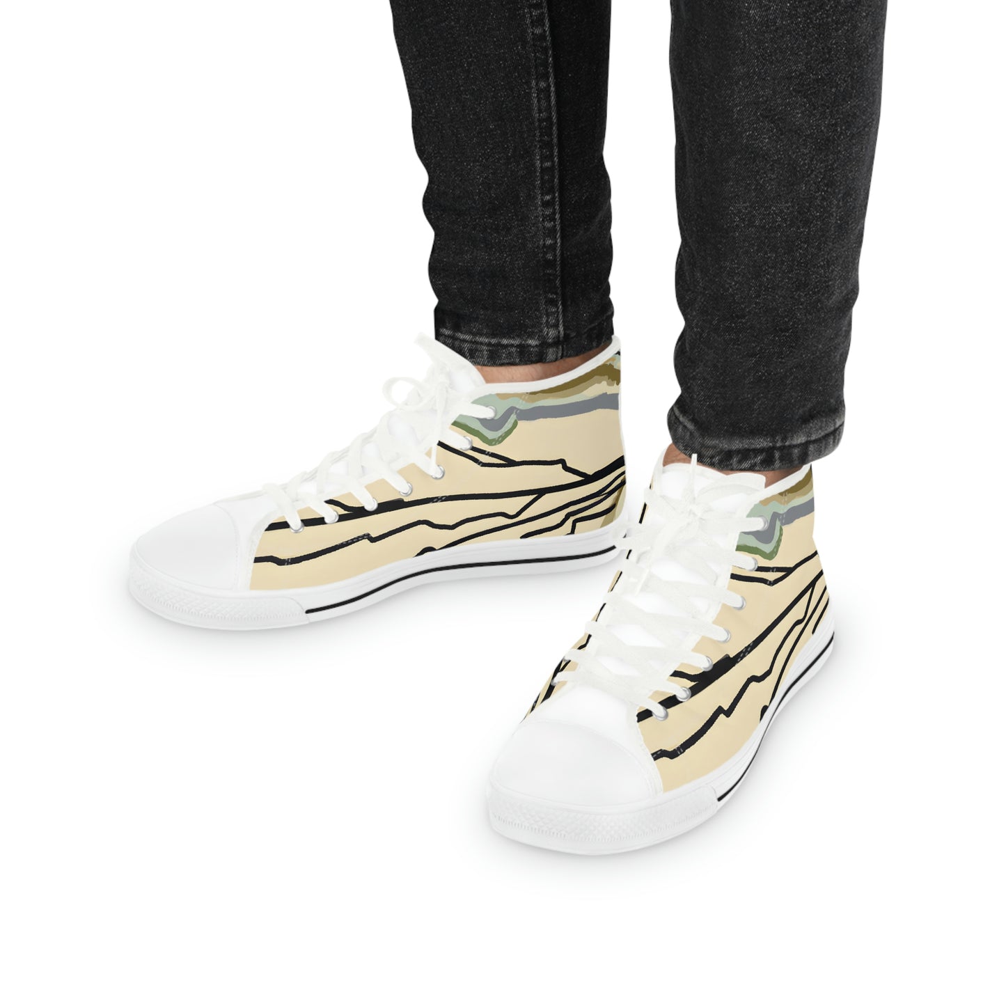 Mitri Geneva - Men's High-Top Sneakers