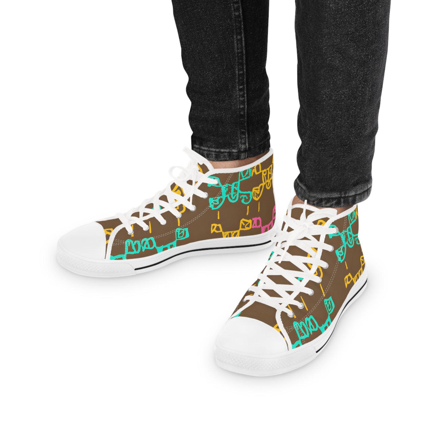 Metriqué Earlene - Men's High-Top Sneakers