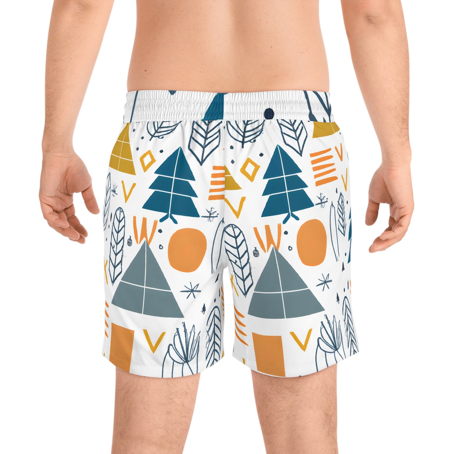 Gestura Lena - Men's Mid-Length Swim Shorts