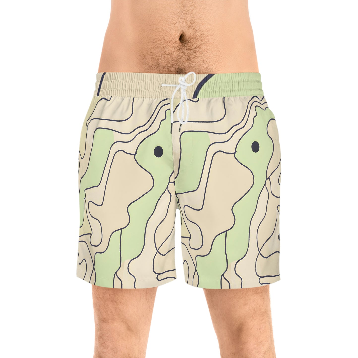 Mitri Ivy - Men's Mid-Length Swim Shorts