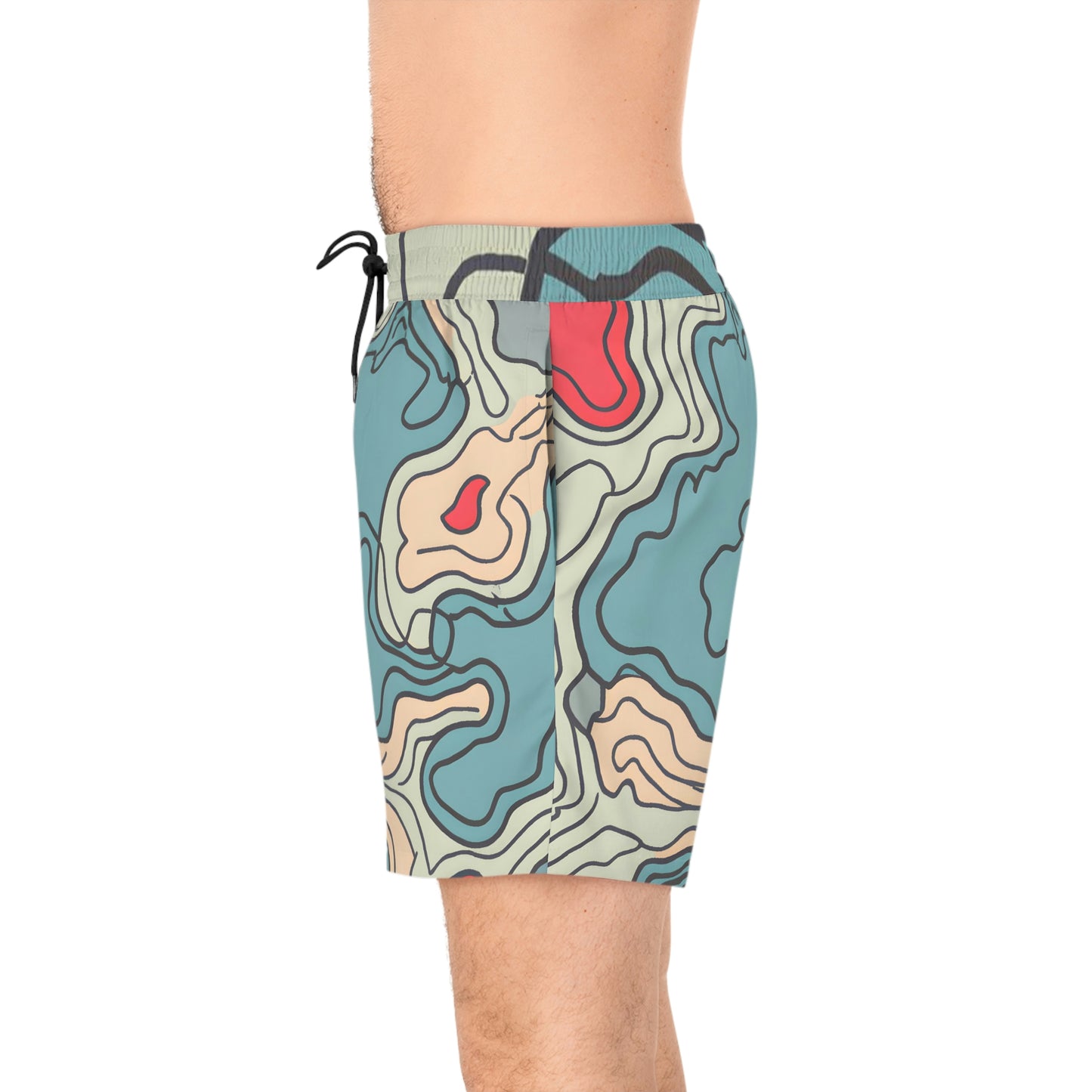 Mitri Ruthanne - Men's Mid-Length Swim Shorts