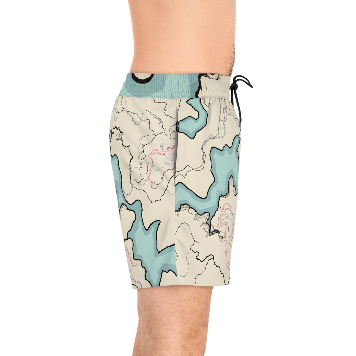 Mitri Lillyann - Men's Mid-Length Swim Shorts