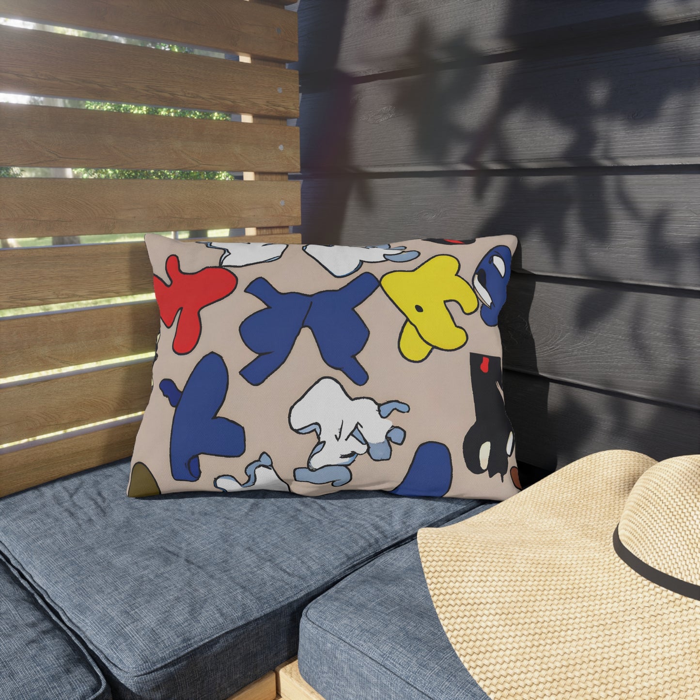 Munie Roscoe - Outdoor Art Pillow