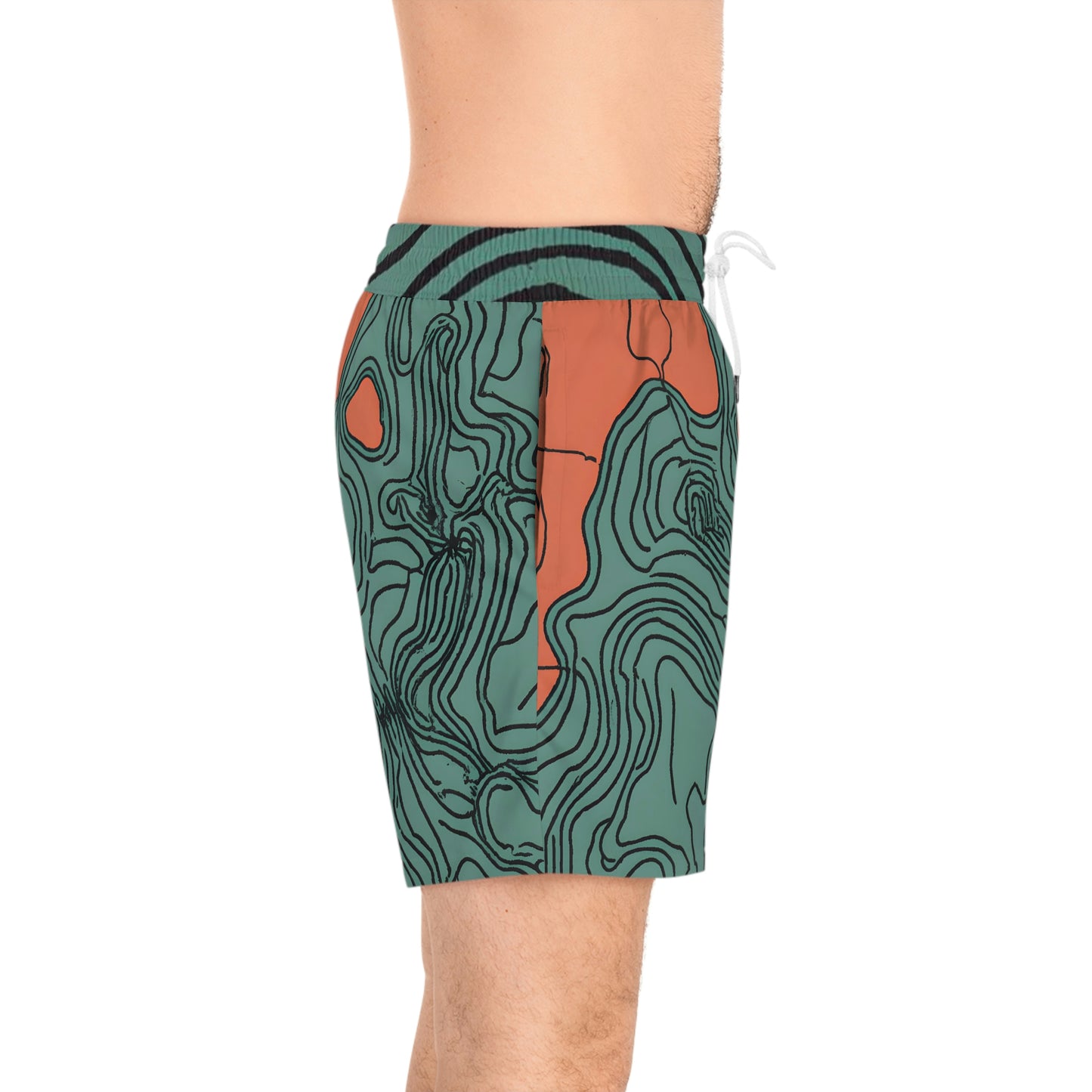 Mitri Evelyn - Men's Mid-Length Swim Shorts