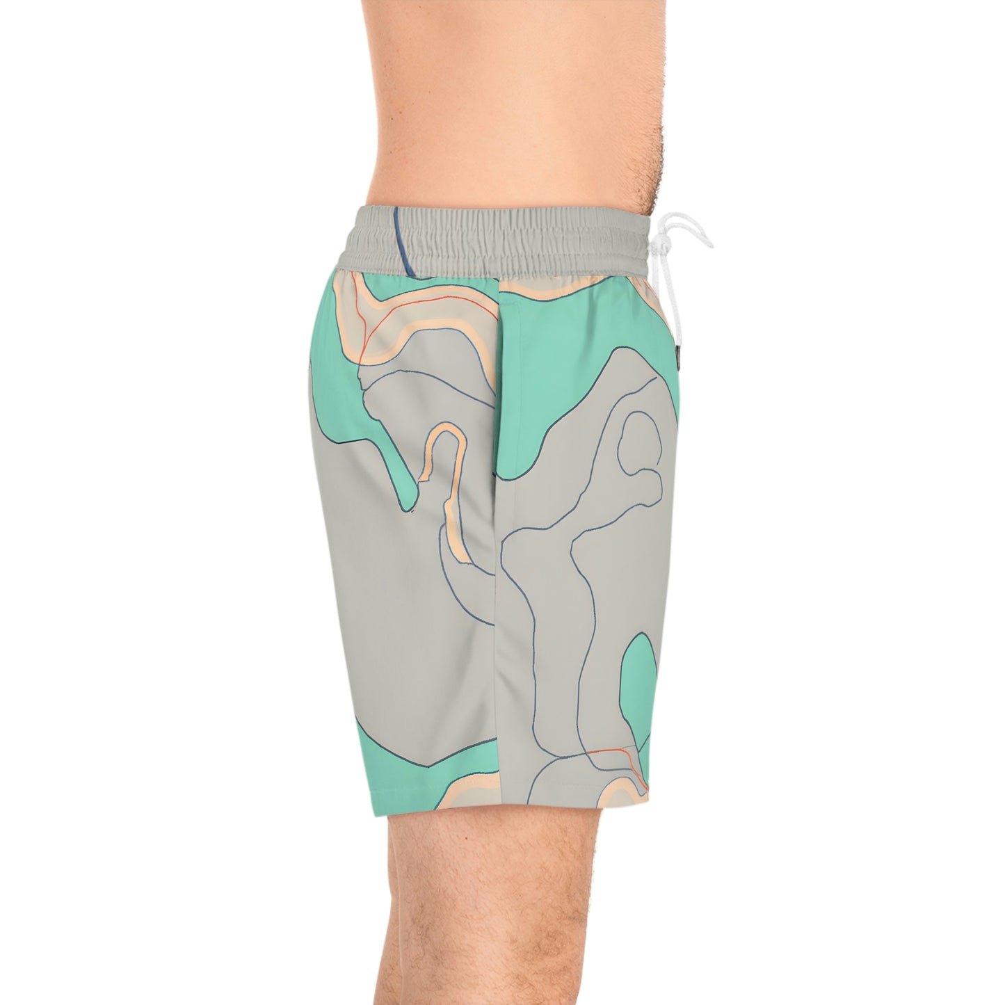 Mitri Joycelyn - Men's Mid-Length Swim Shorts