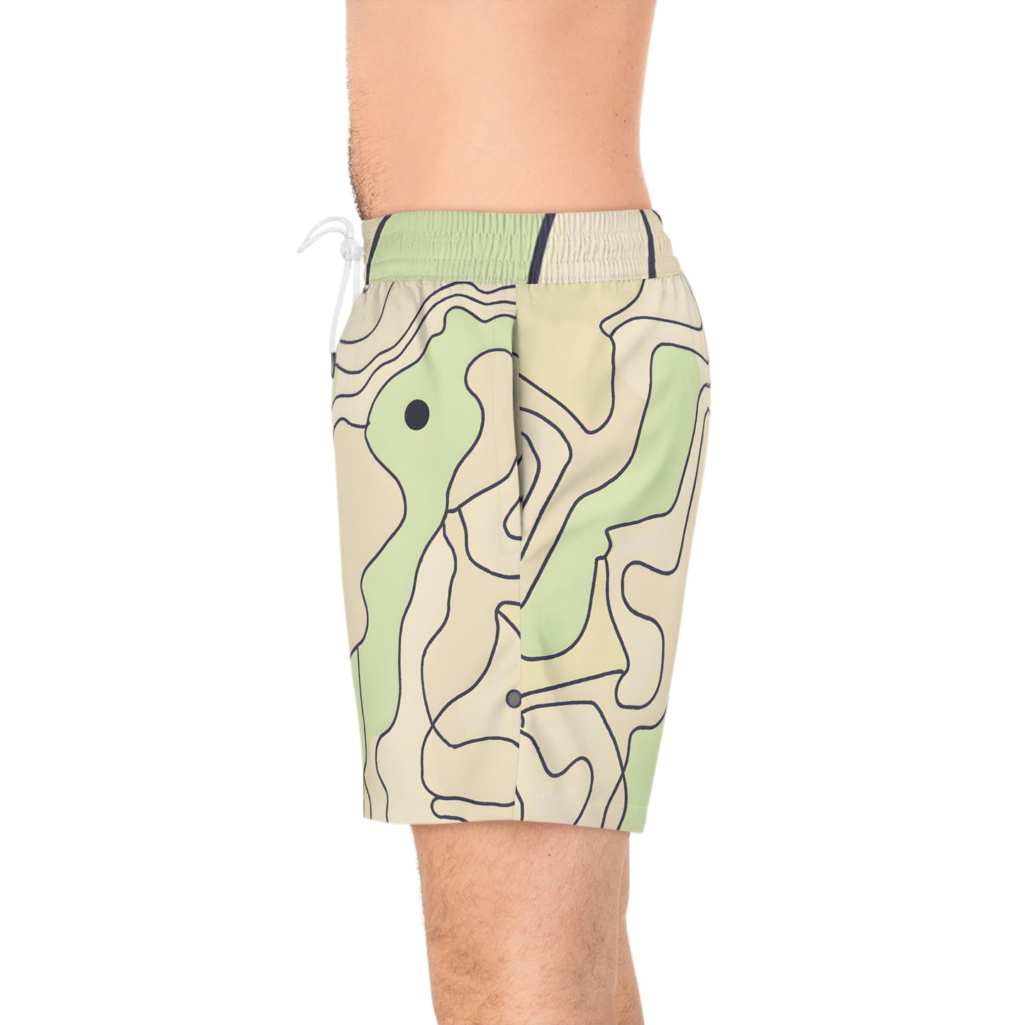 Mitri Ivy - Men's Mid-Length Swim Shorts