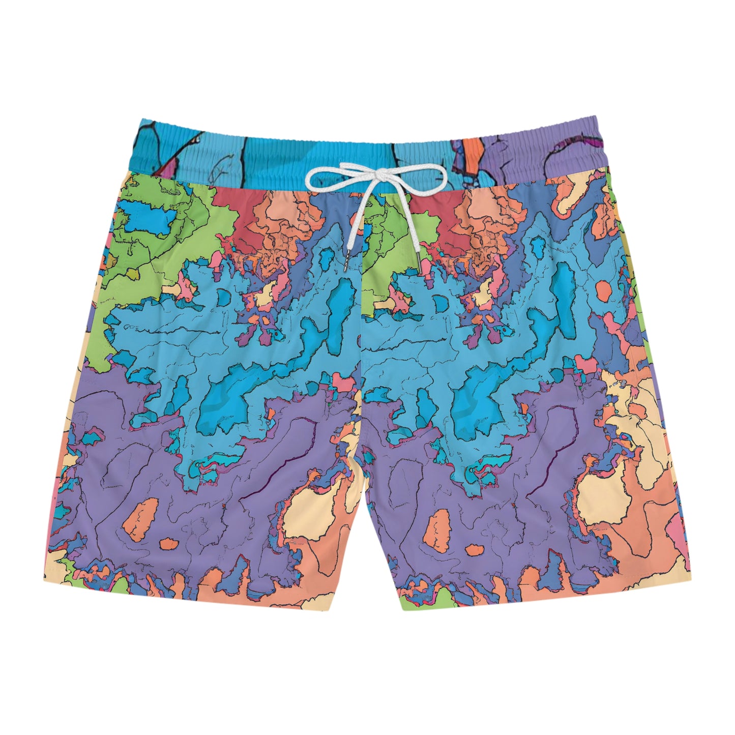 Mitri Winston - Men's Mid-Length Swim Shorts