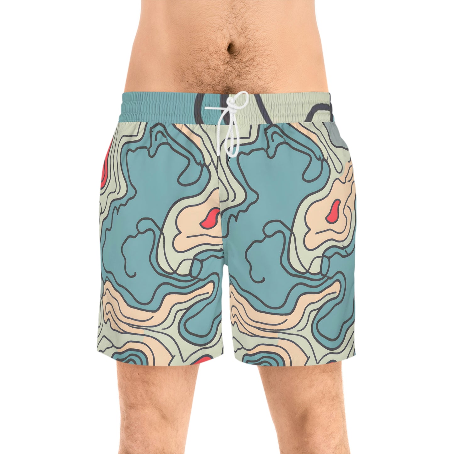 Mitri Ruthanne - Men's Mid-Length Swim Shorts