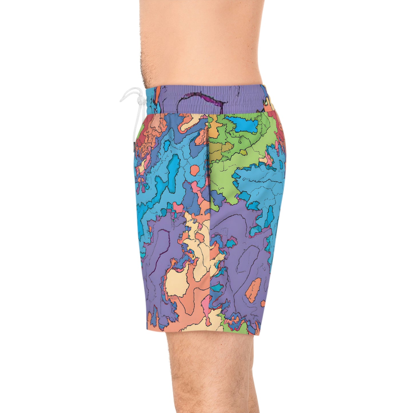 Mitri Winston - Men's Mid-Length Swim Shorts