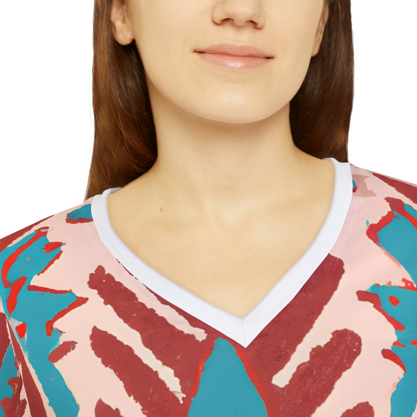 Nativa Donald - Women's Long-Sleeve V-neck Shirt