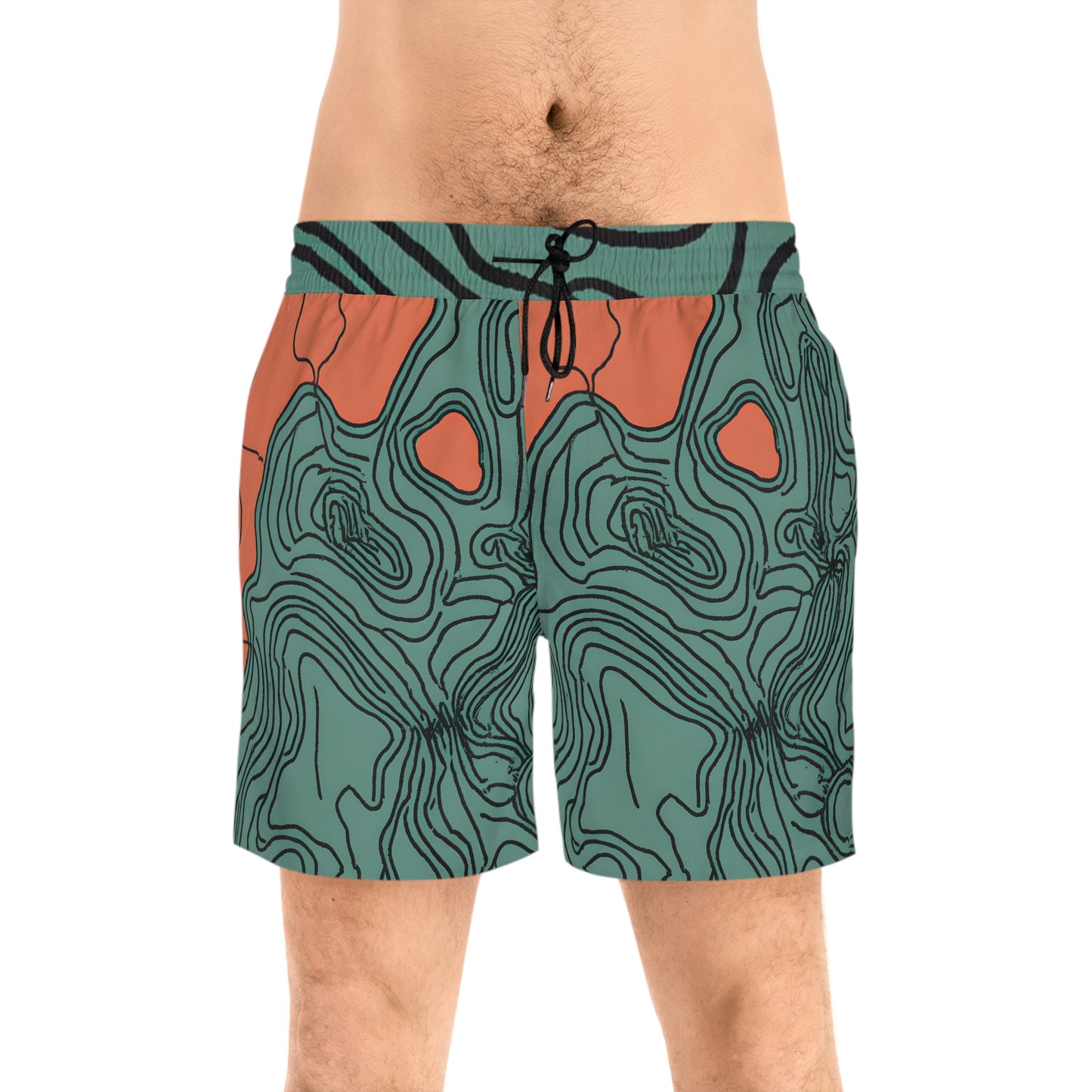 Mitri Evelyn - Men's Mid-Length Swim Shorts