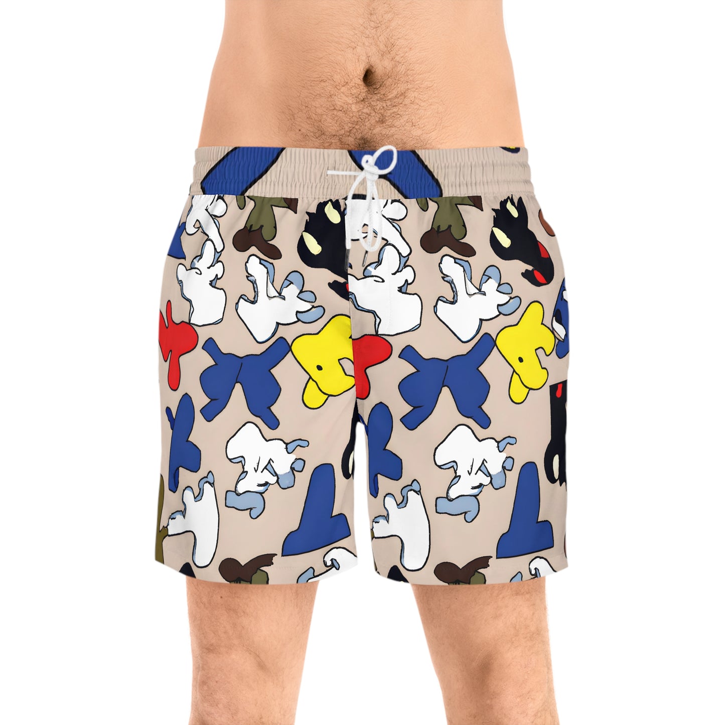 Munie Roscoe - Men's Mid-Length Swim Shorts