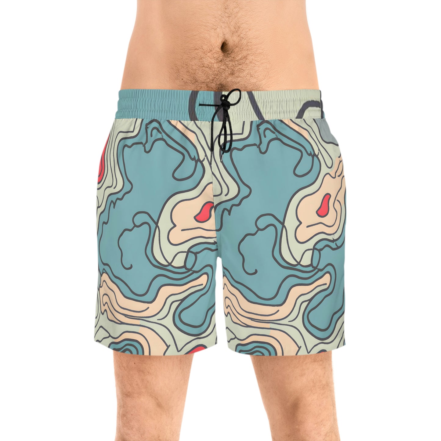 Mitri Ruthanne - Men's Mid-Length Swim Shorts